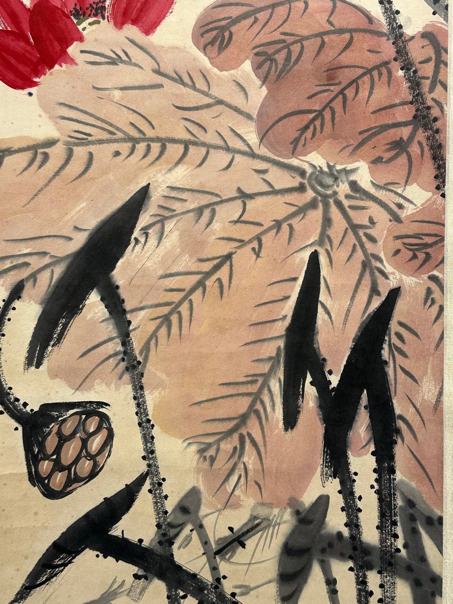 Chinese scroll painting Qi Baishi
