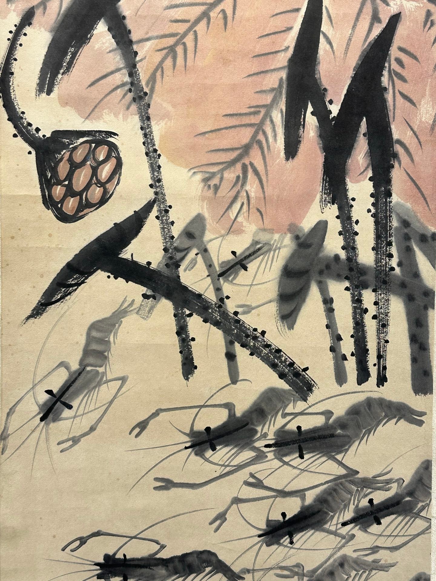 Chinese scroll painting Qi Baishi