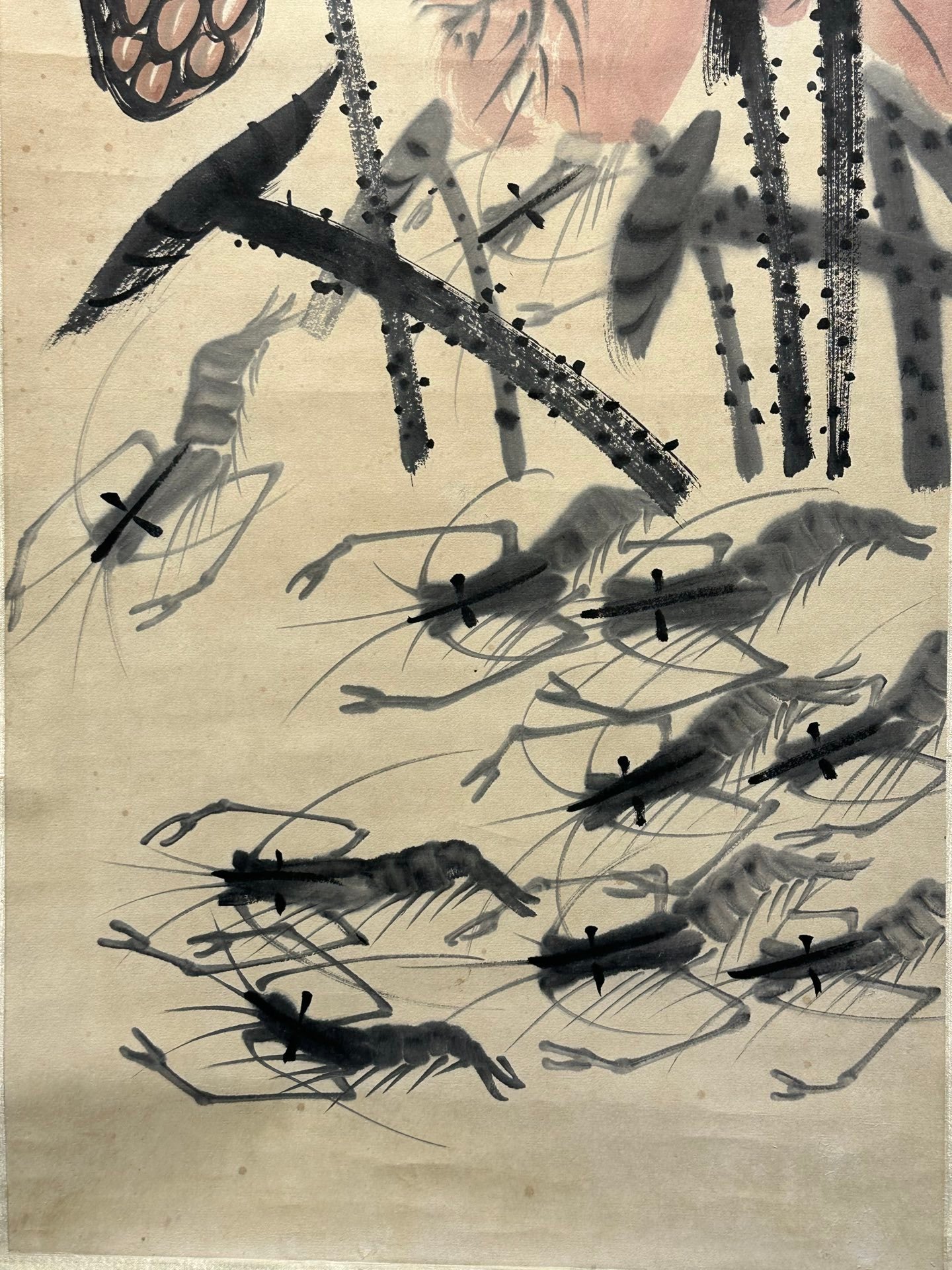 Chinese scroll painting Qi Baishi