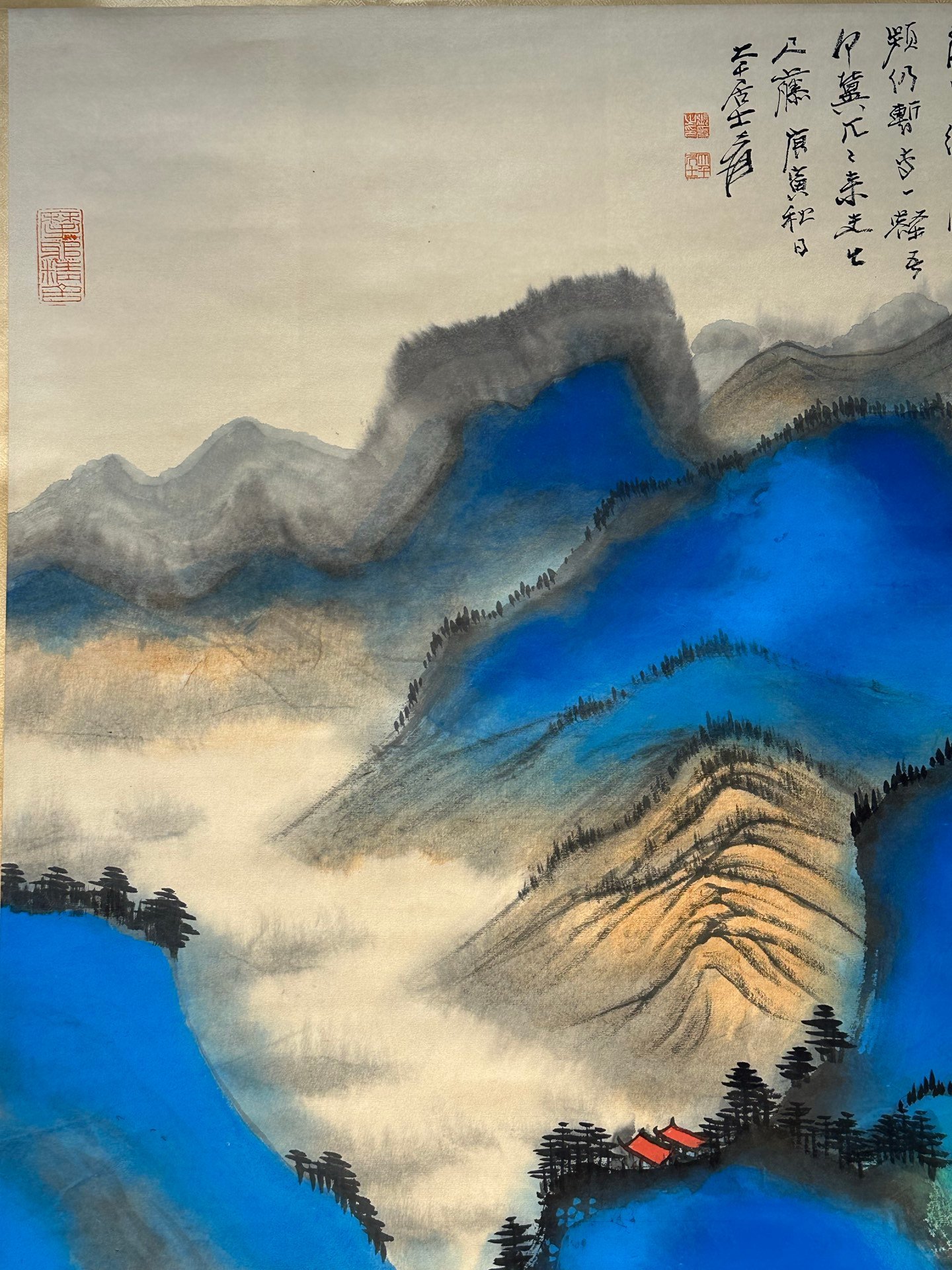 Chinese scroll painting Zhang Daqian