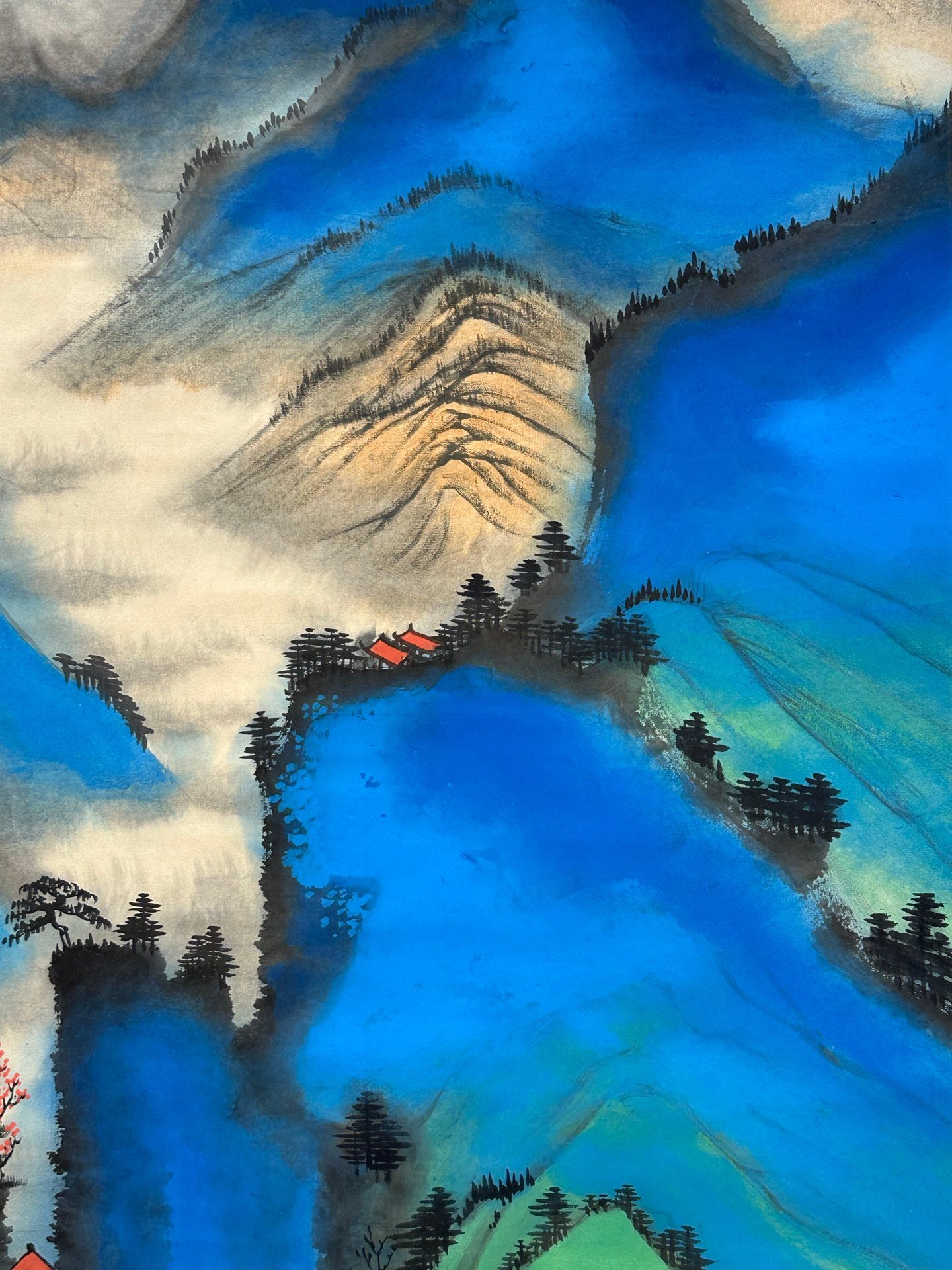 Chinese scroll painting Zhang Daqian