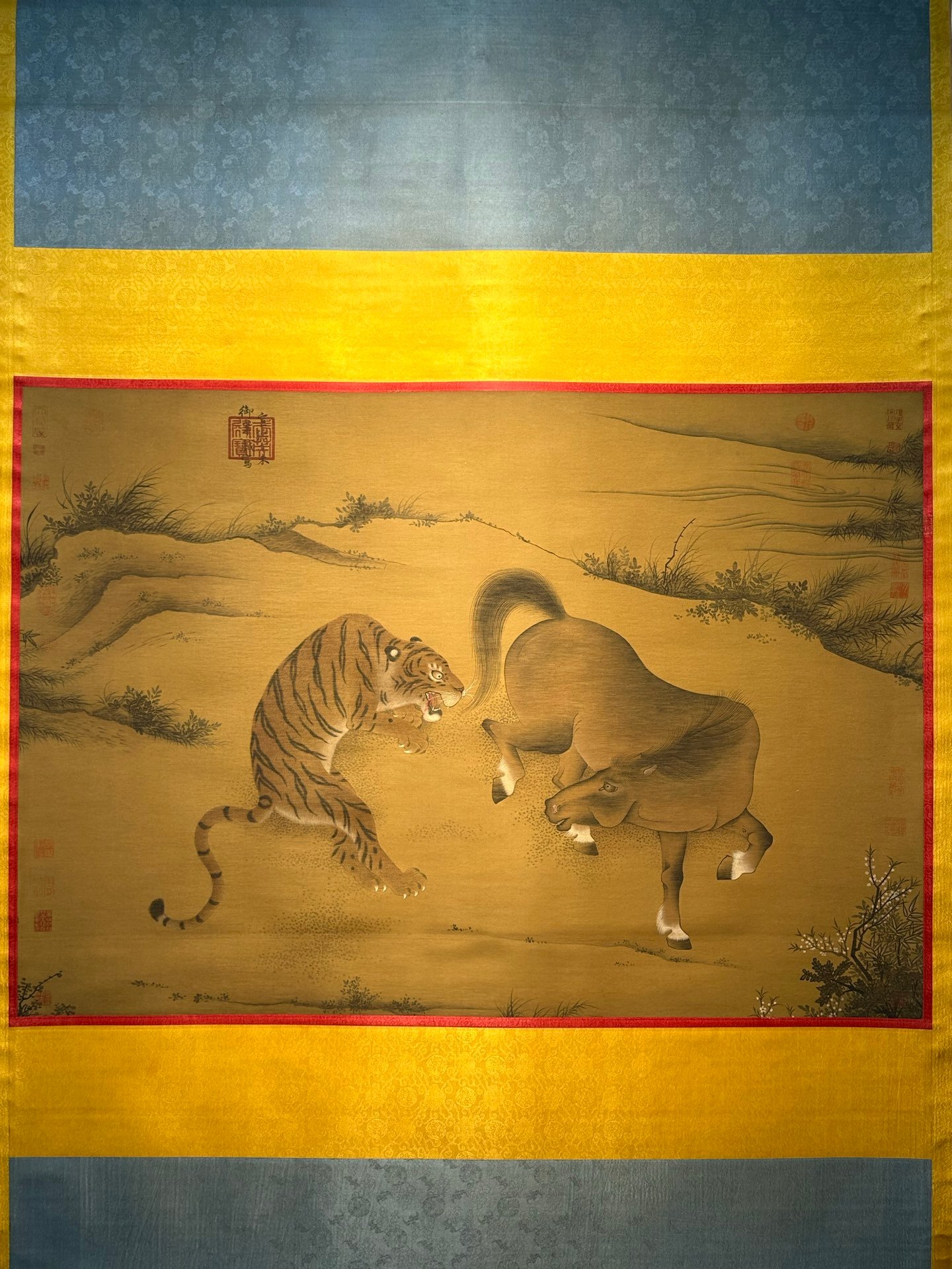 Chinese scroll painting Zhu Zhanji