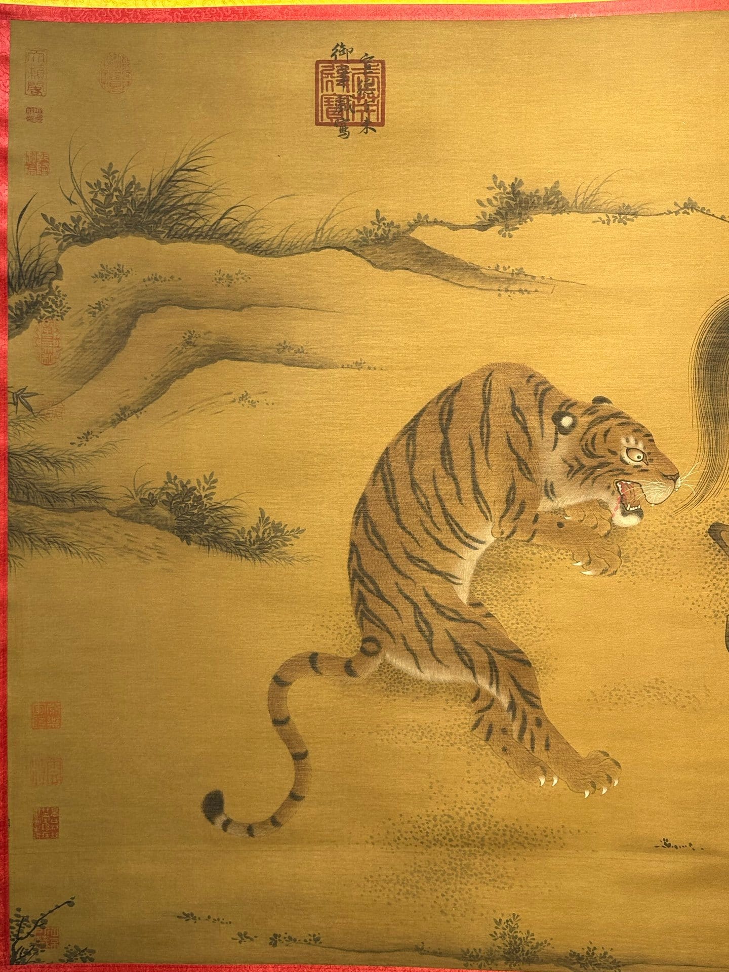 Chinese scroll painting Zhu Zhanji
