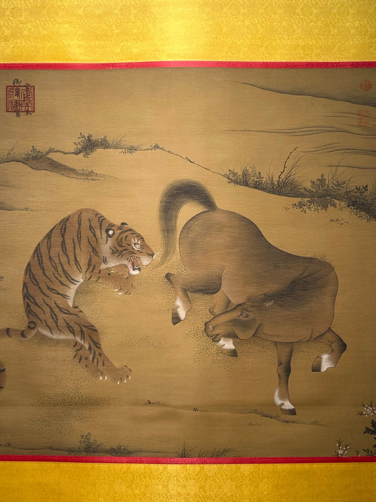 Chinese scroll painting Zhu Zhanji