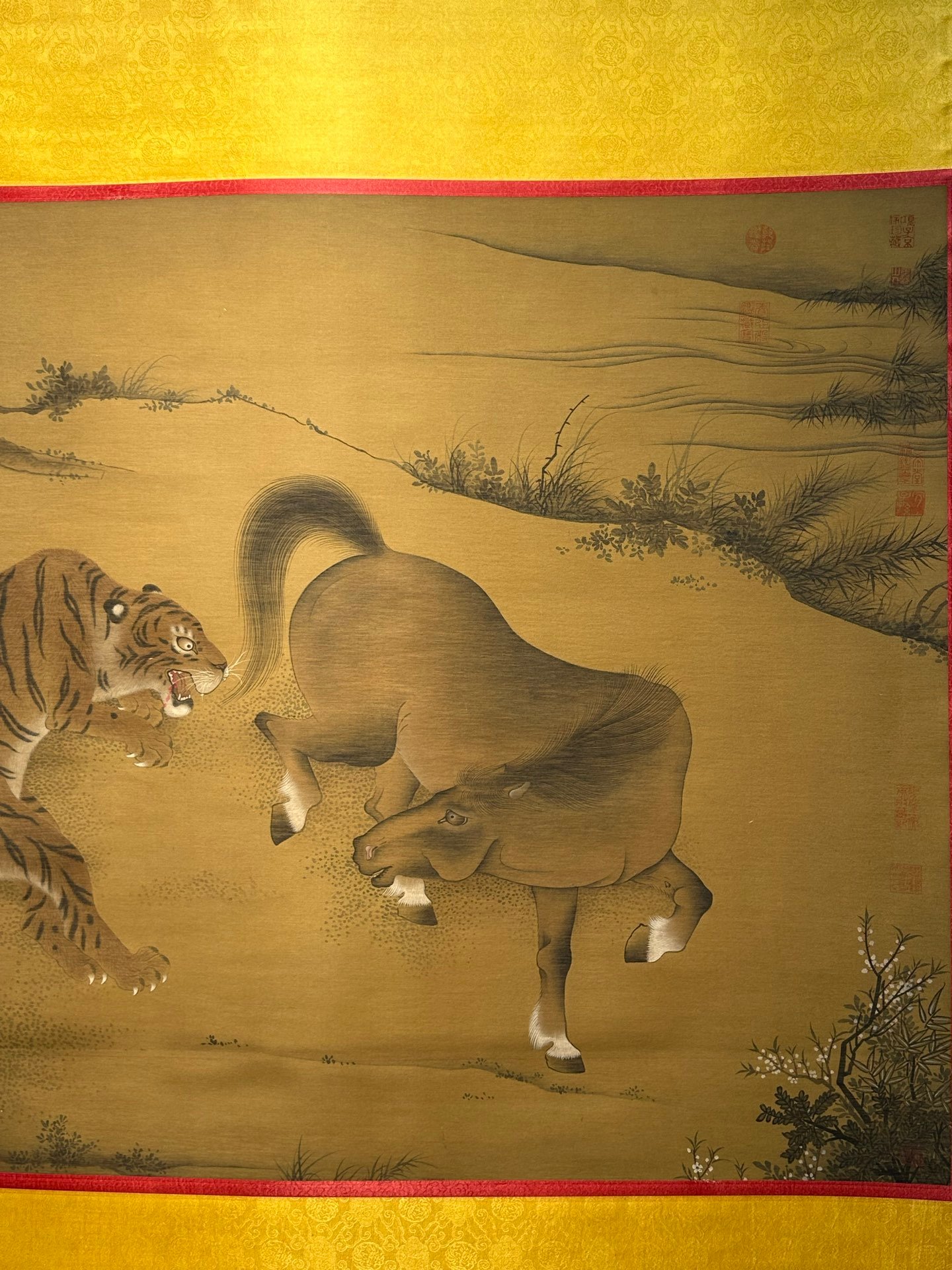 Chinese scroll painting Zhu Zhanji
