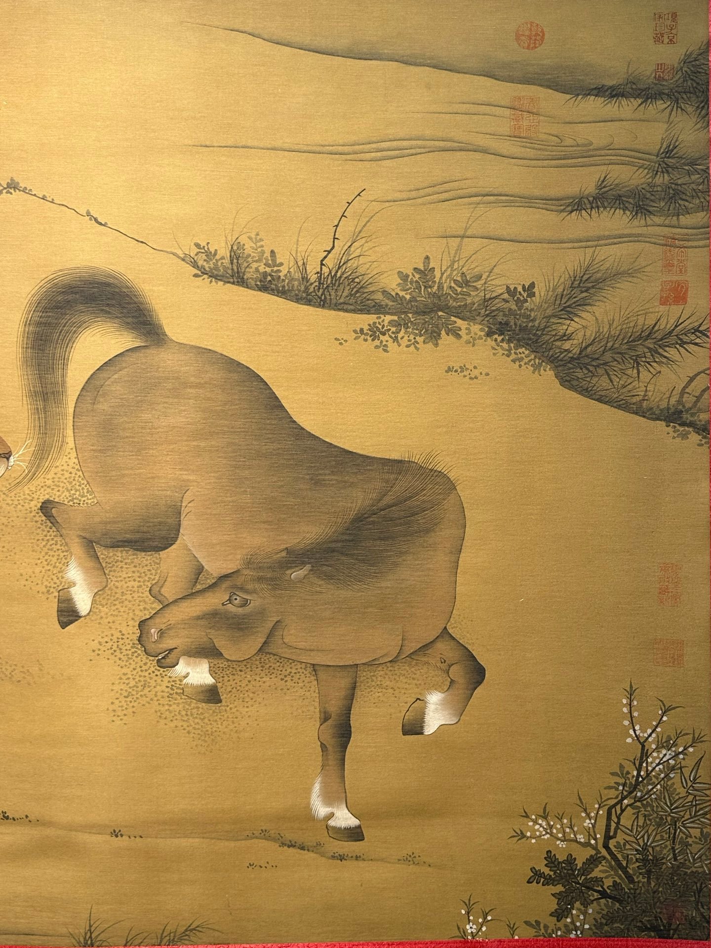 Chinese scroll painting Zhu Zhanji