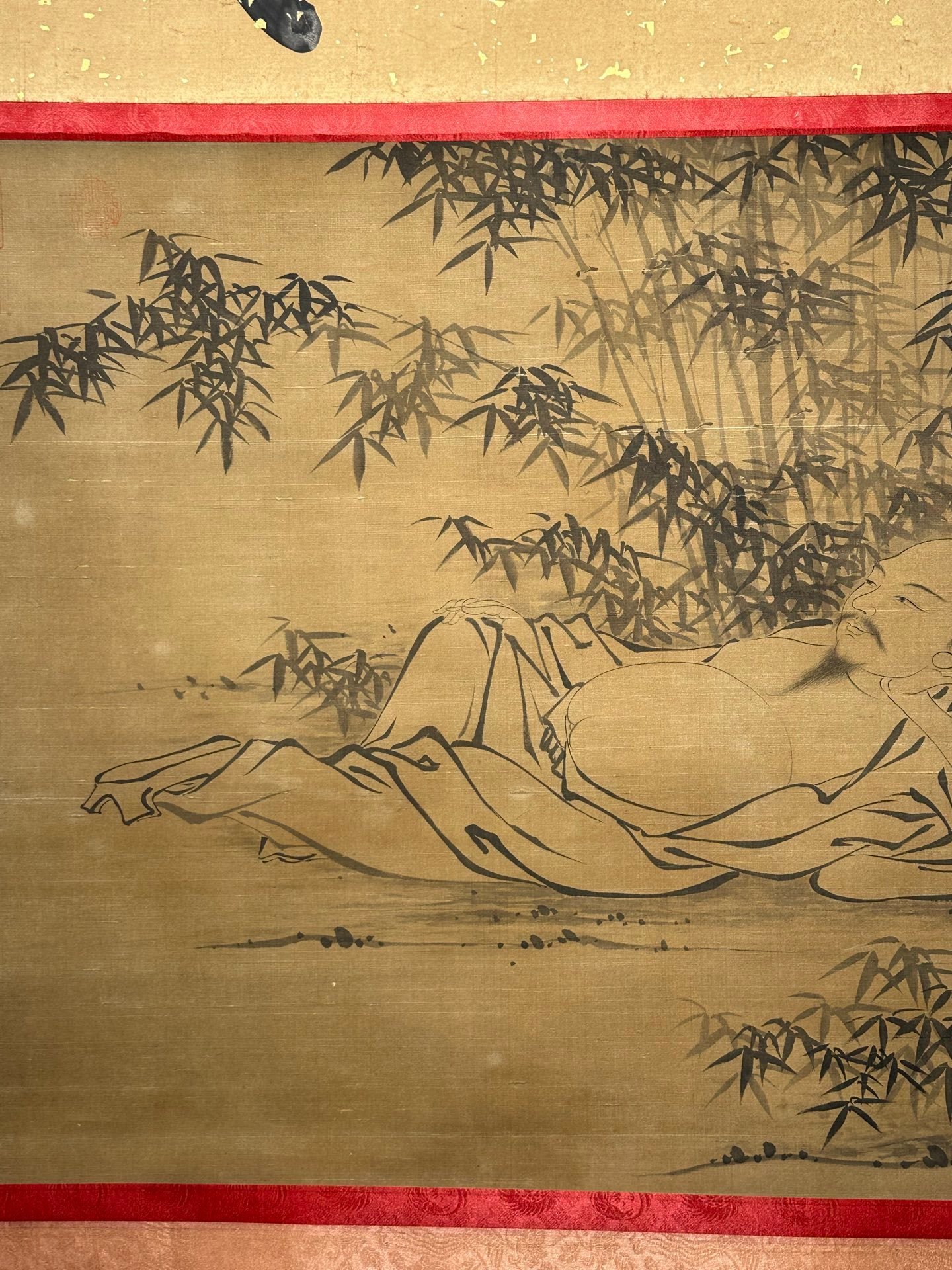 Chinese scroll painting Zhu Zhanji
