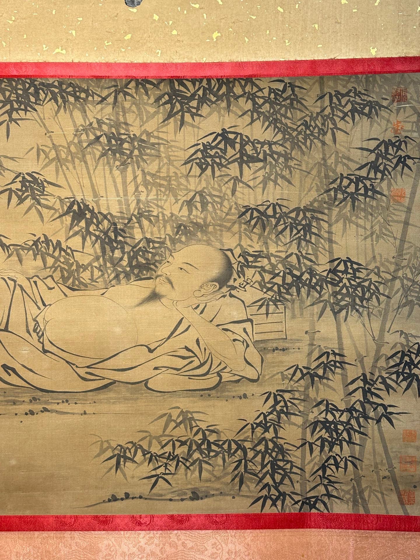 Chinese scroll painting Zhu Zhanji