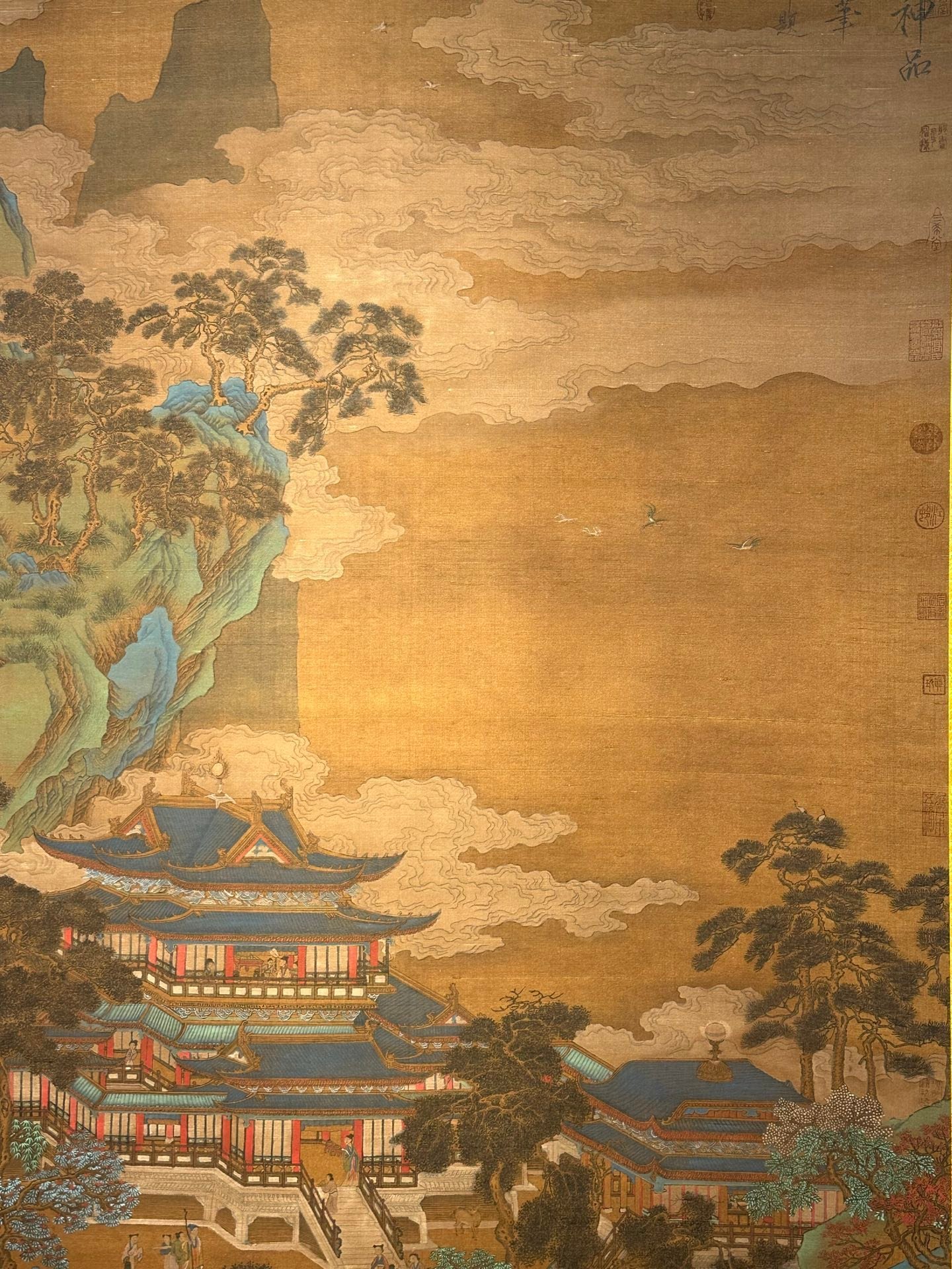 Chinese scroll painting Wu Zetian