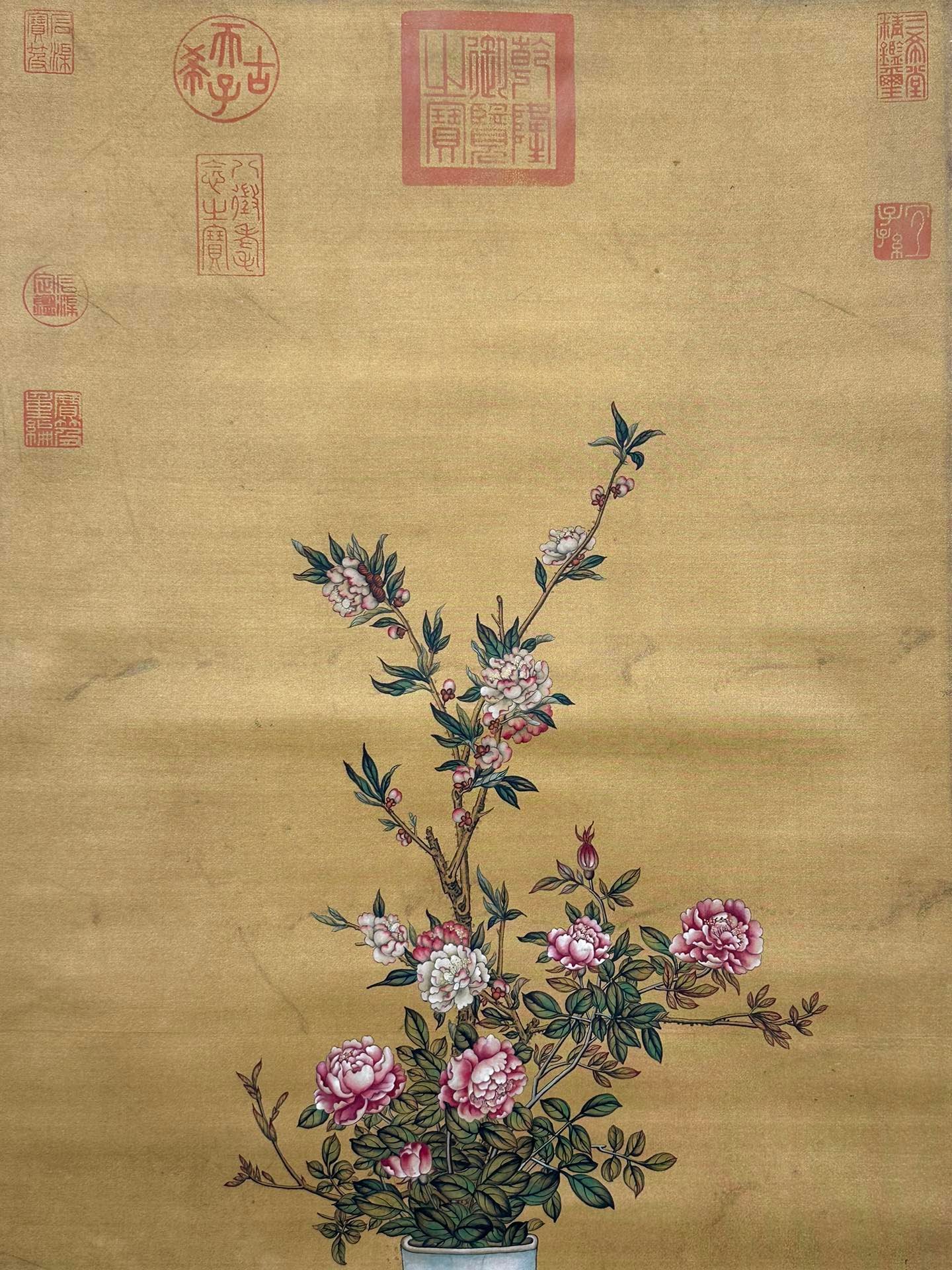 Chinese scroll painting Fu Tu