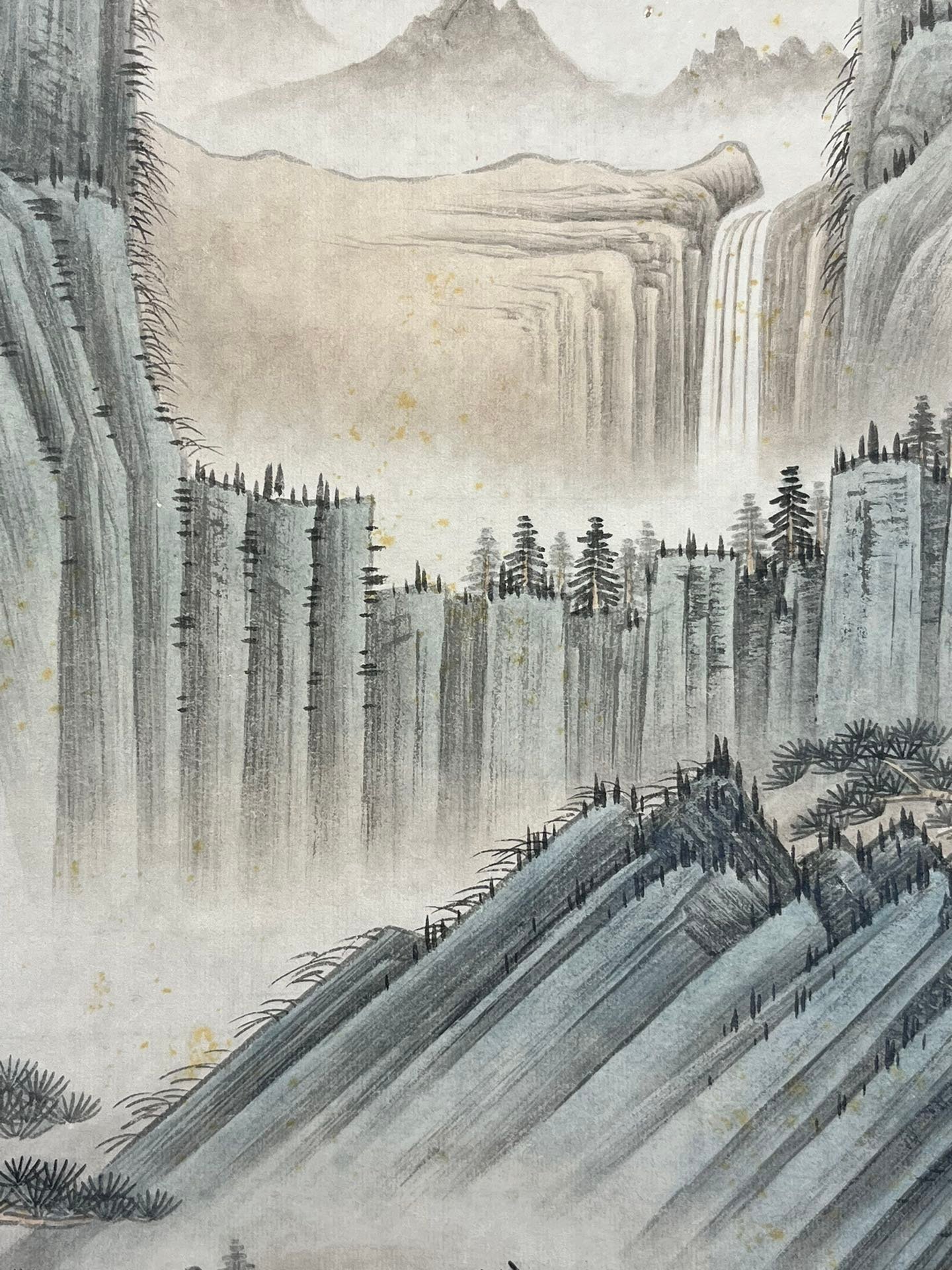Chinese scroll painting Zhang Daqian