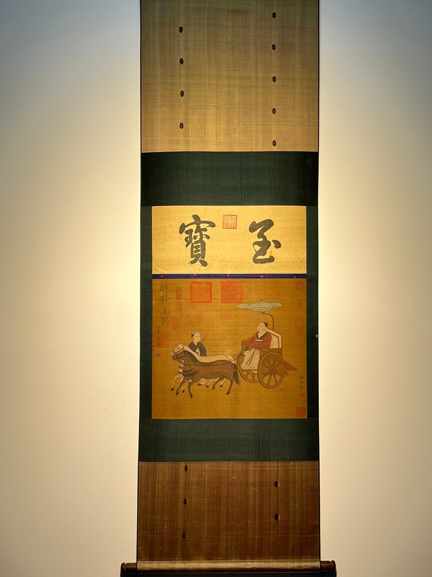 Chinese scroll painting Han Gan
