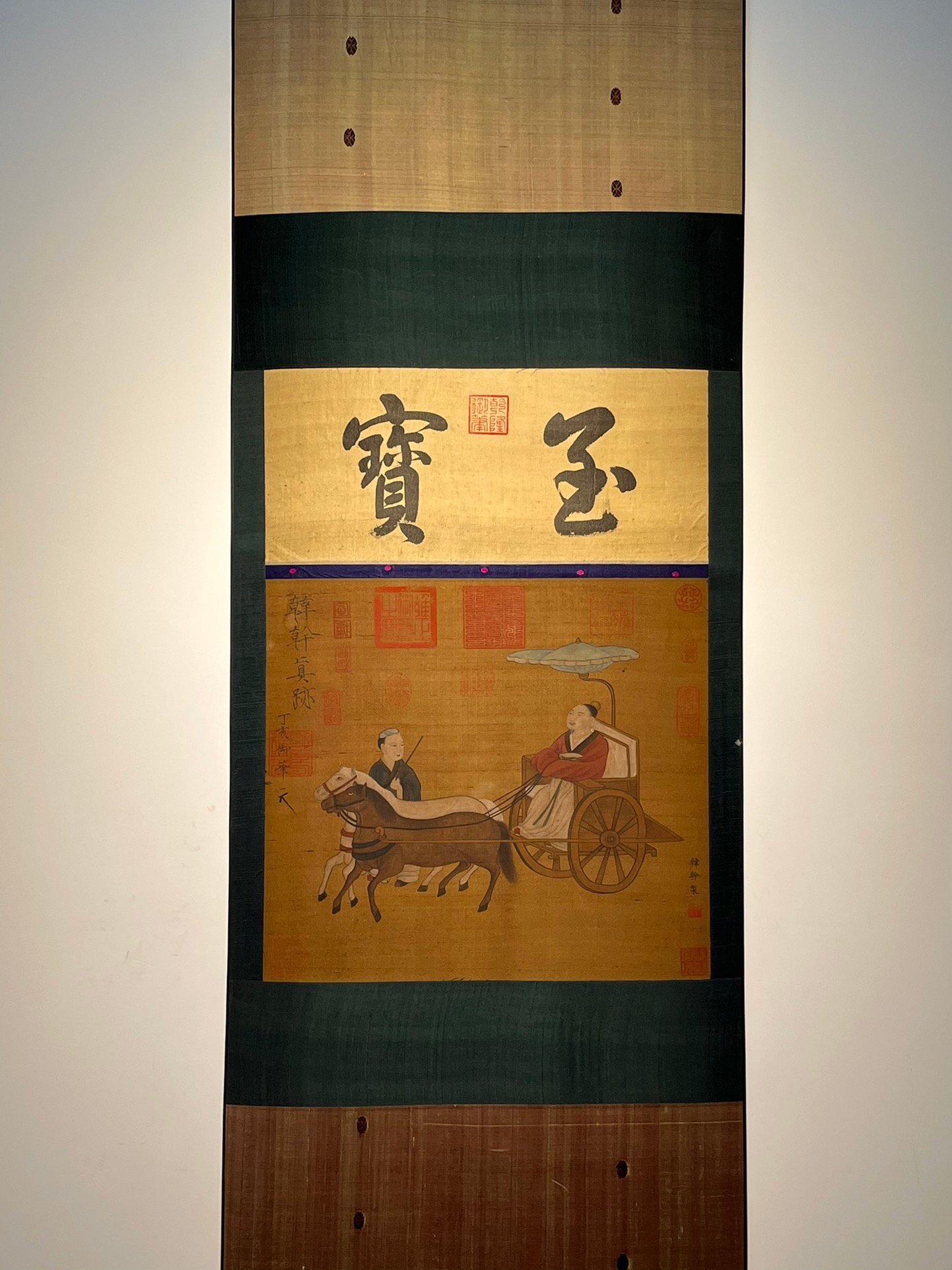 Chinese scroll painting Han Gan