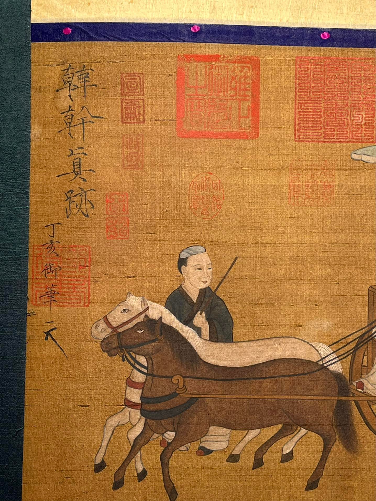 Chinese scroll painting Han Gan