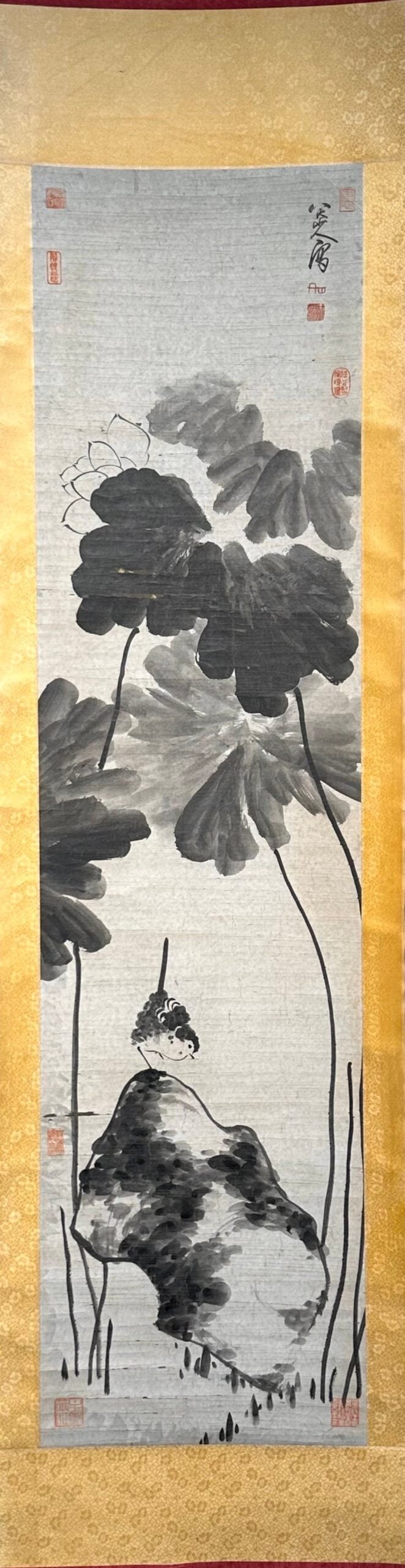 Chinese scroll painting Ba Da Shan Ren