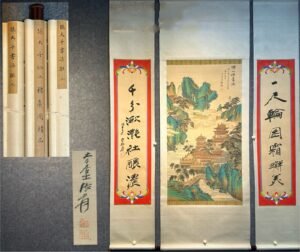 Chinese scroll painting Zhang Daqian