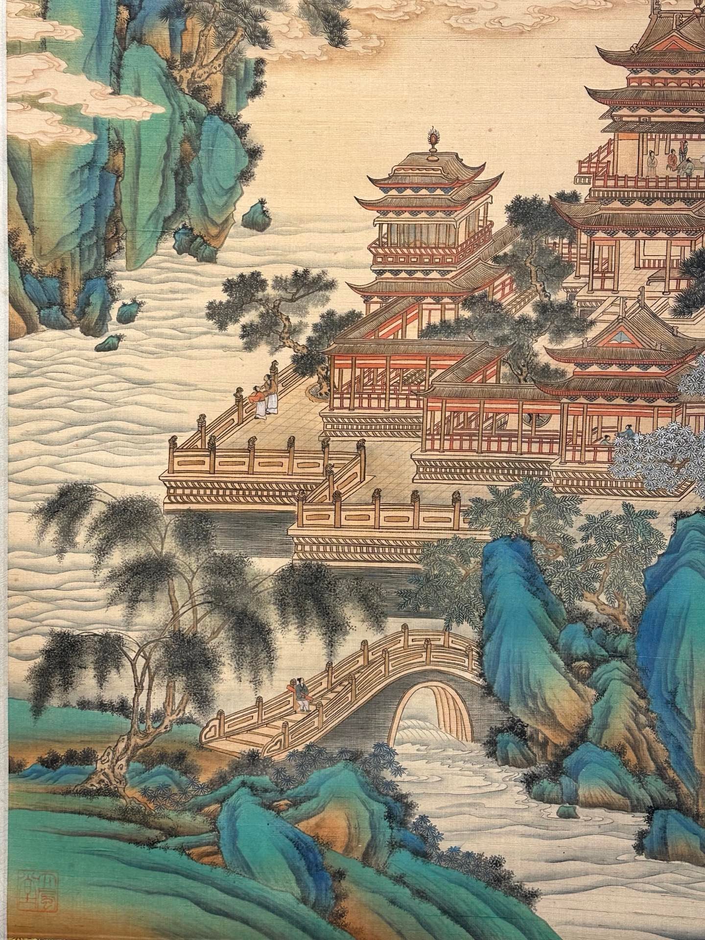 Chinese scroll painting Zhang Daqian