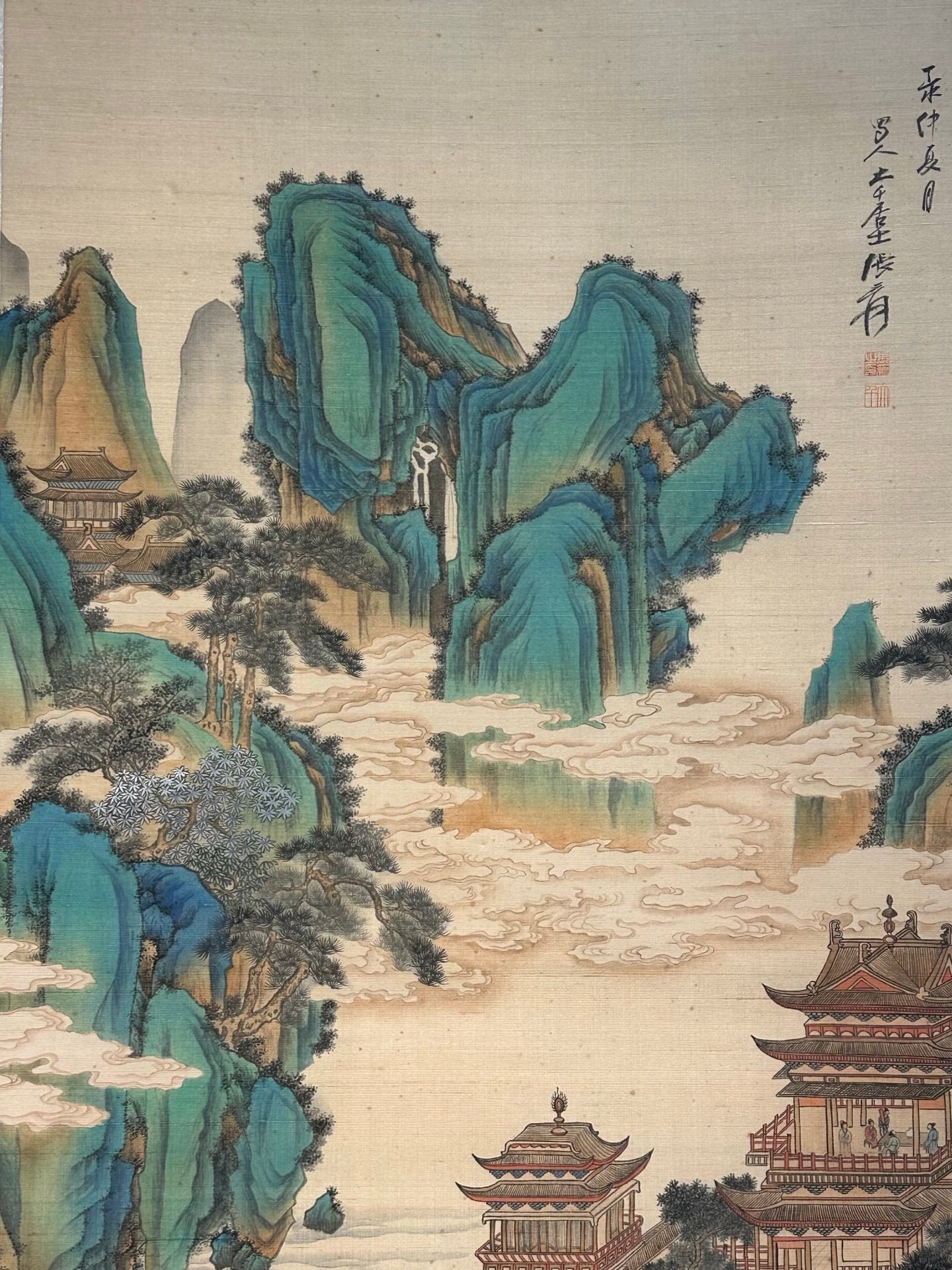 Chinese scroll painting Zhang Daqian