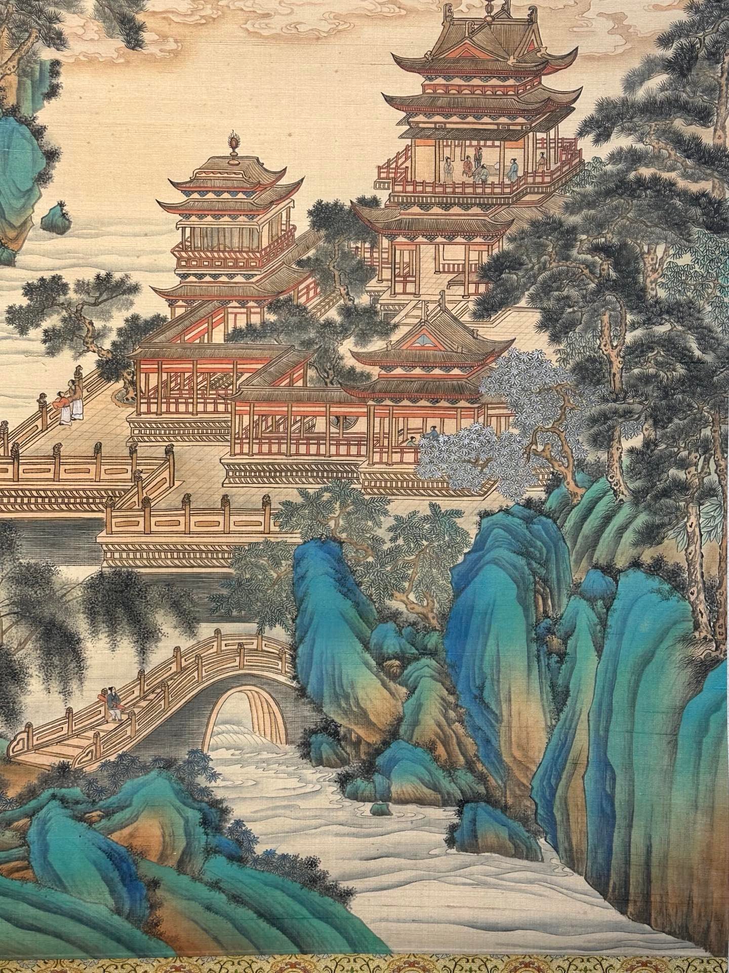 Chinese scroll painting Zhang Daqian