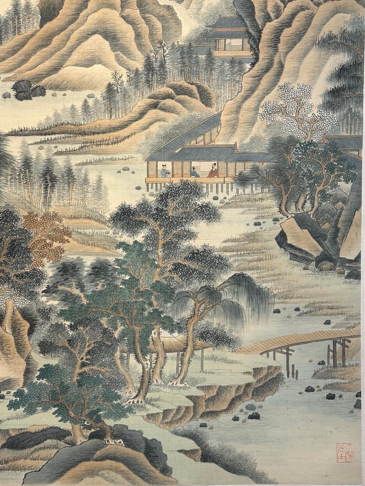 Chinese scroll painting Zhang Daqian