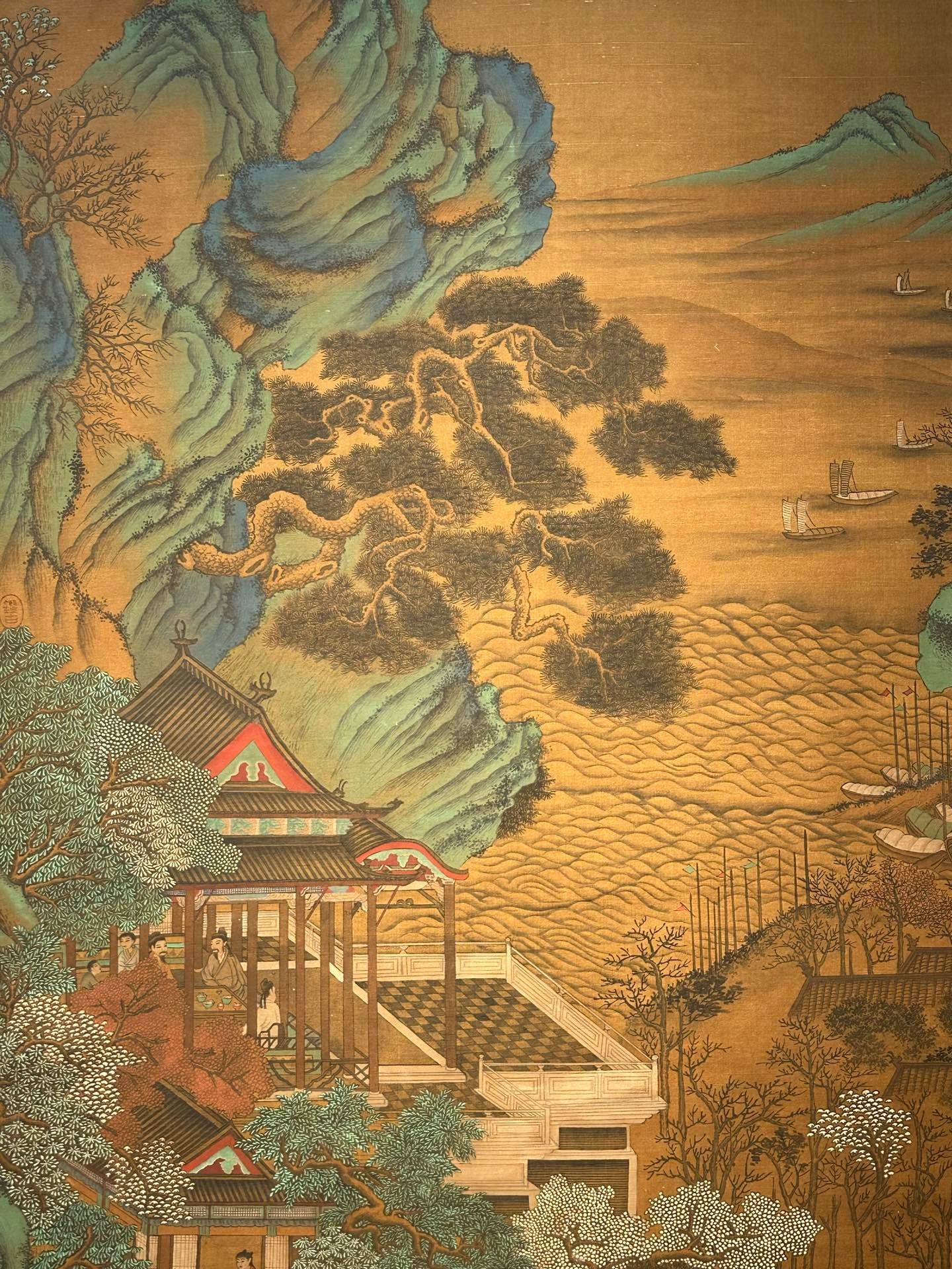 Chinese scroll painting Qiu Ying