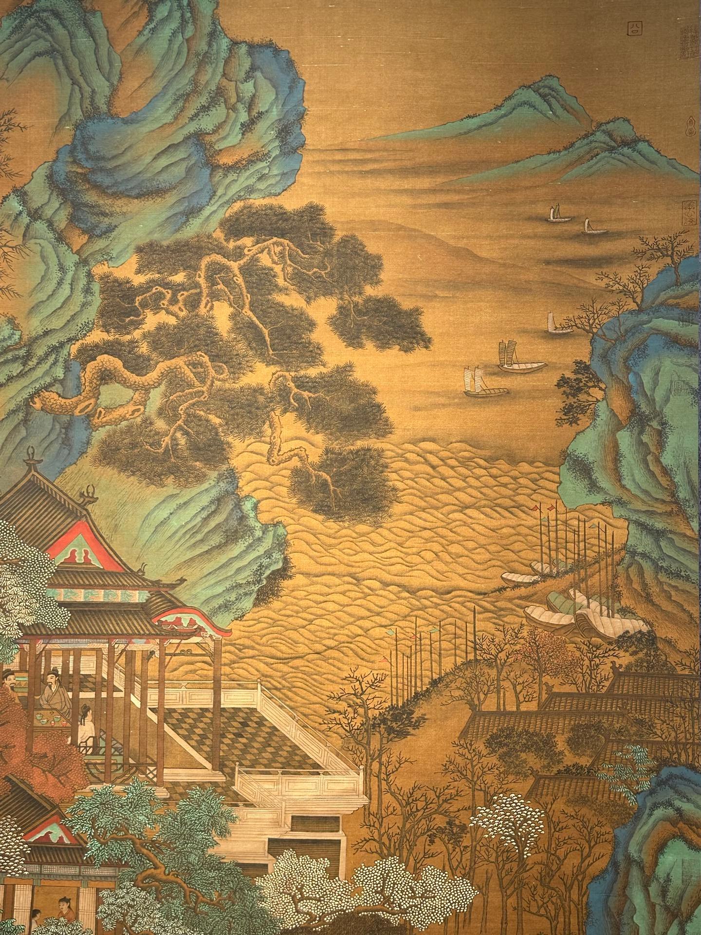 Chinese scroll painting Qiu Ying