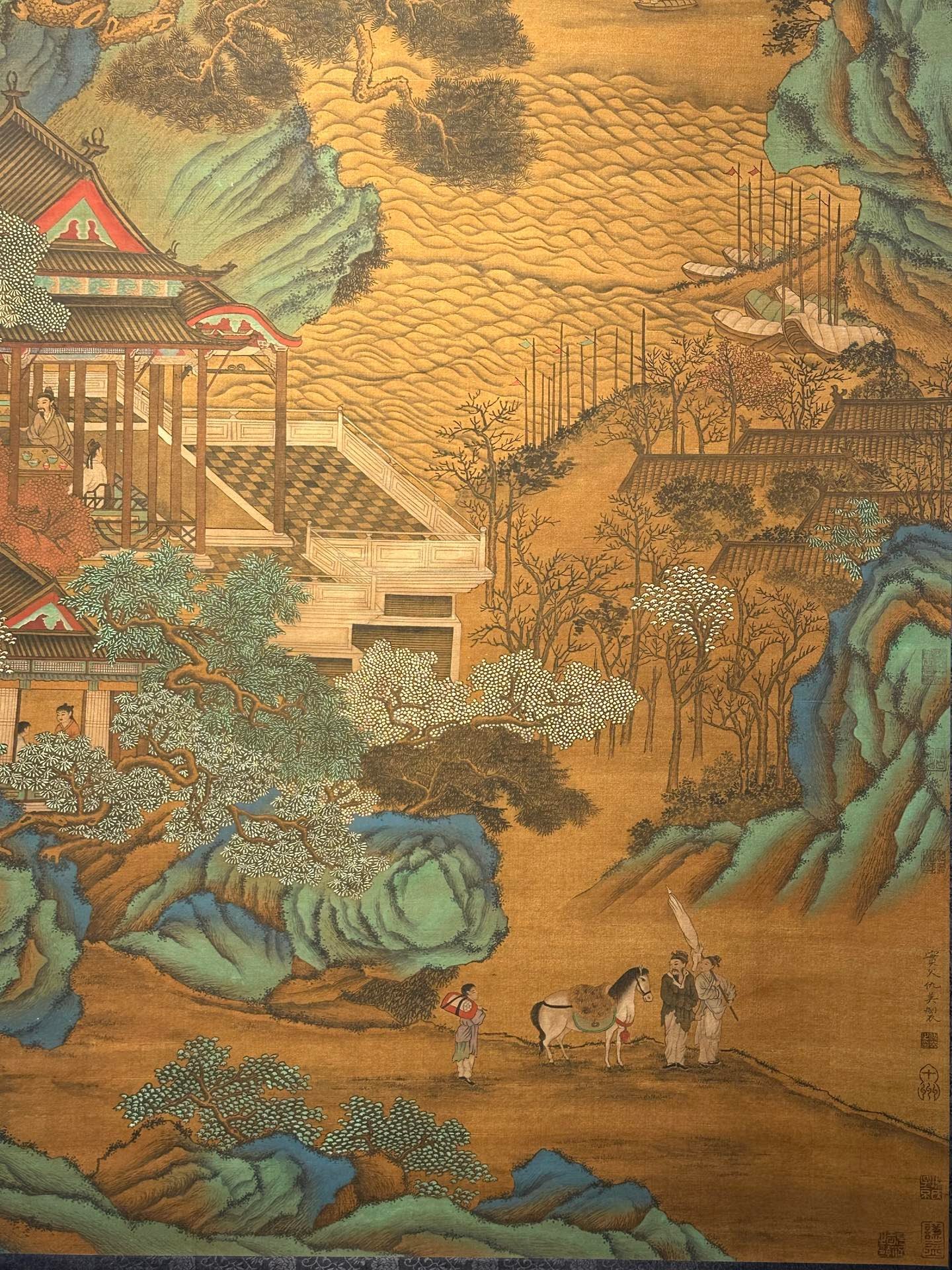 Chinese scroll painting Qiu Ying