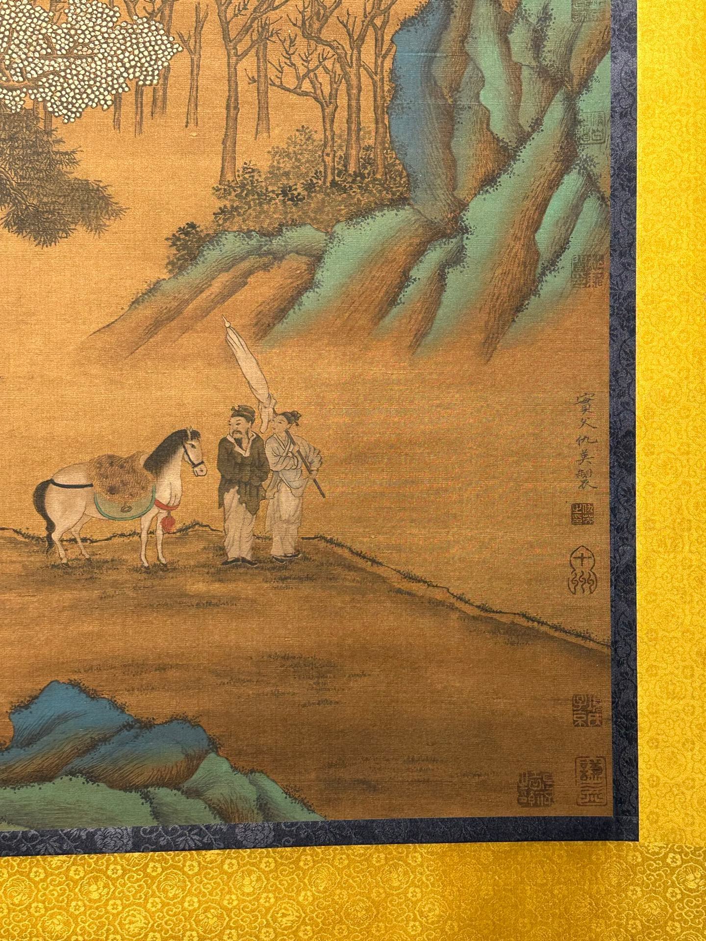 Chinese scroll painting Qiu Ying
