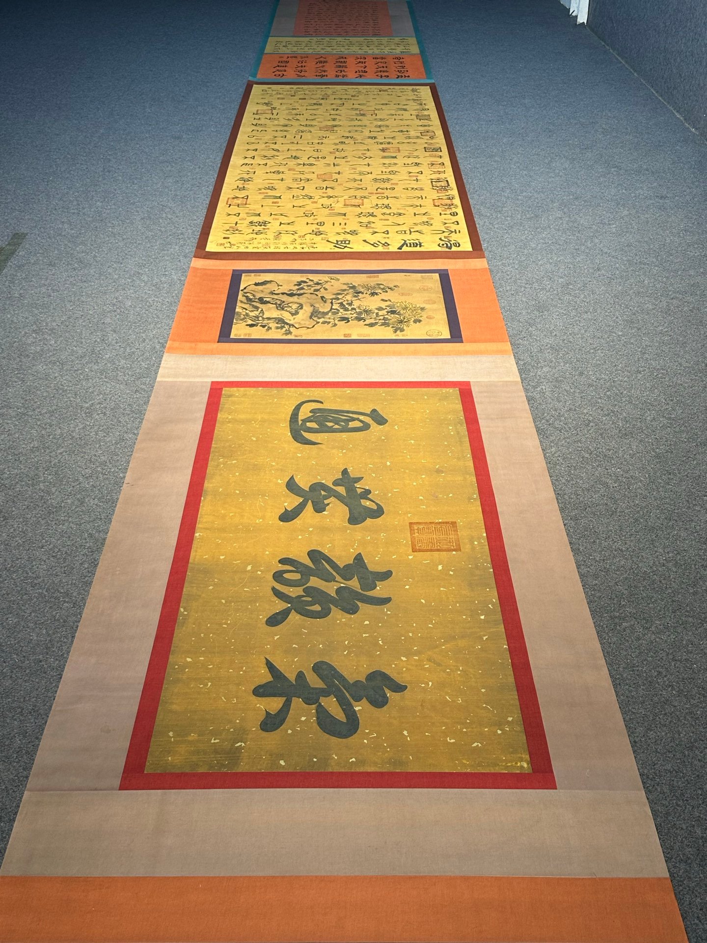 Chinese scroll painting Mencius