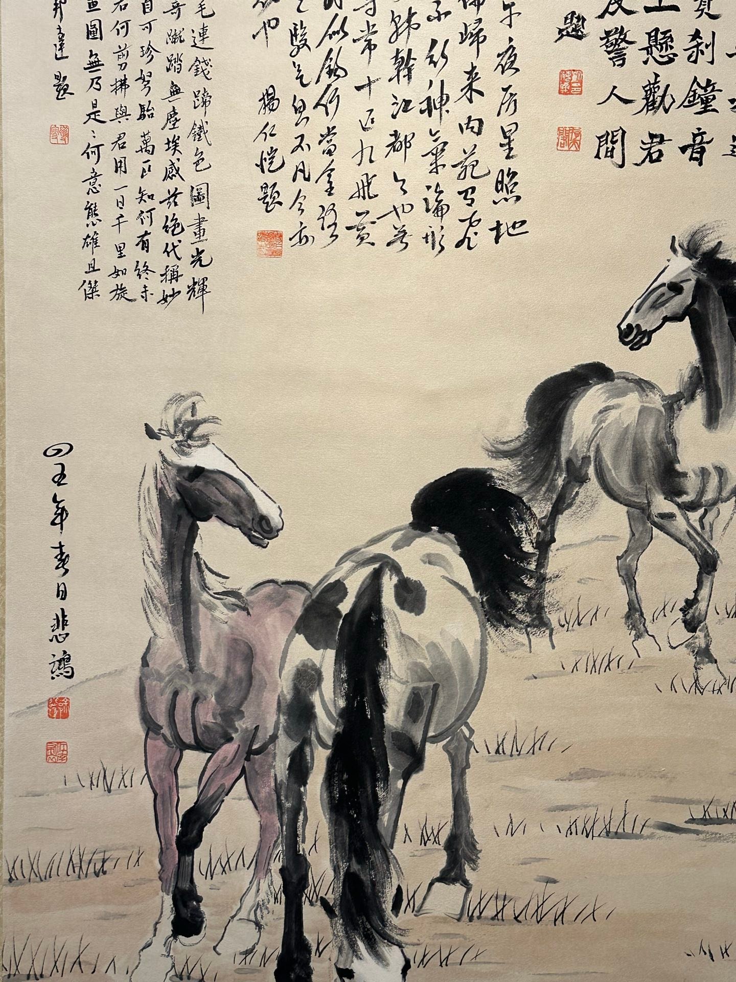 Chinese scroll painting Xu Beihong