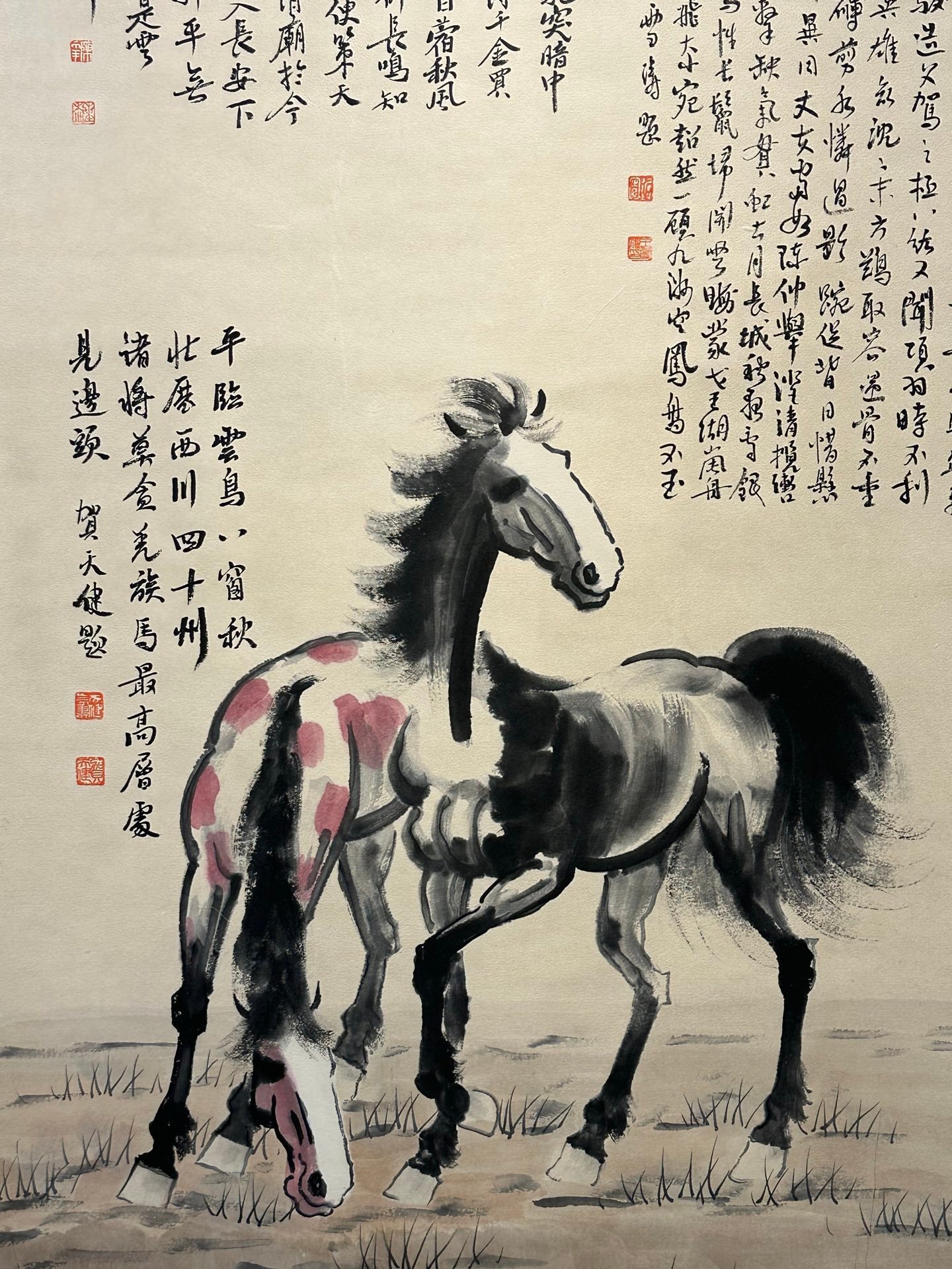 Chinese scroll painting Xu Beihong