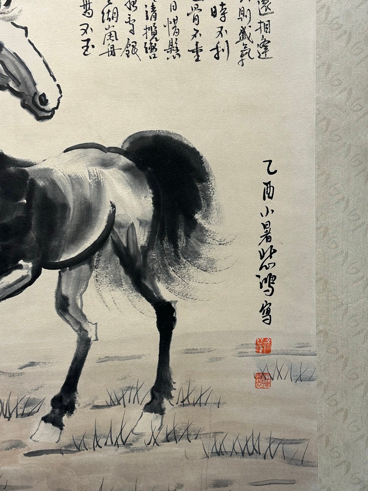 Chinese scroll painting Xu Beihong