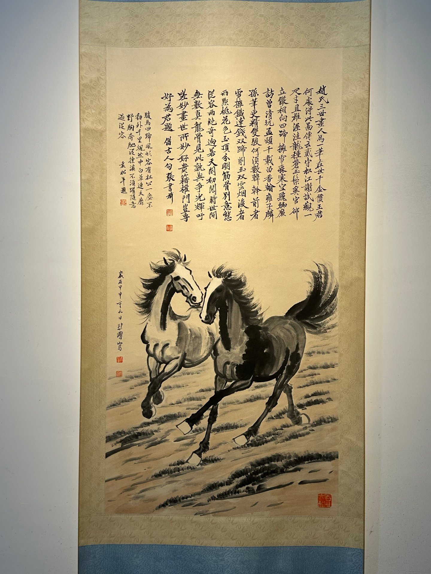 Chinese scroll painting Xu Beihong