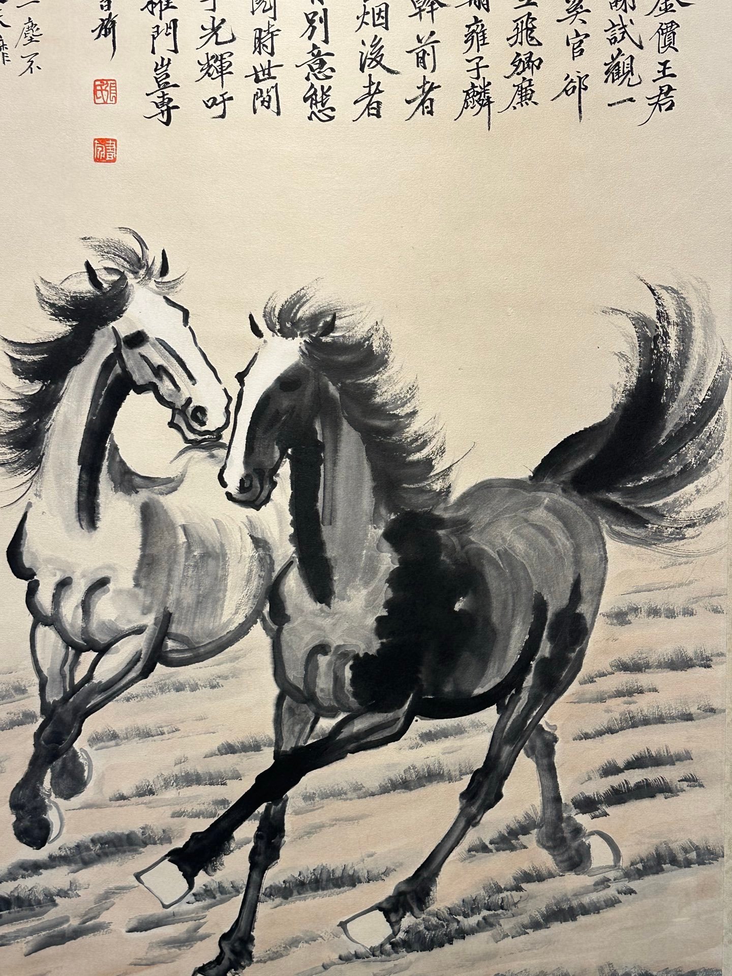 Chinese scroll painting Xu Beihong