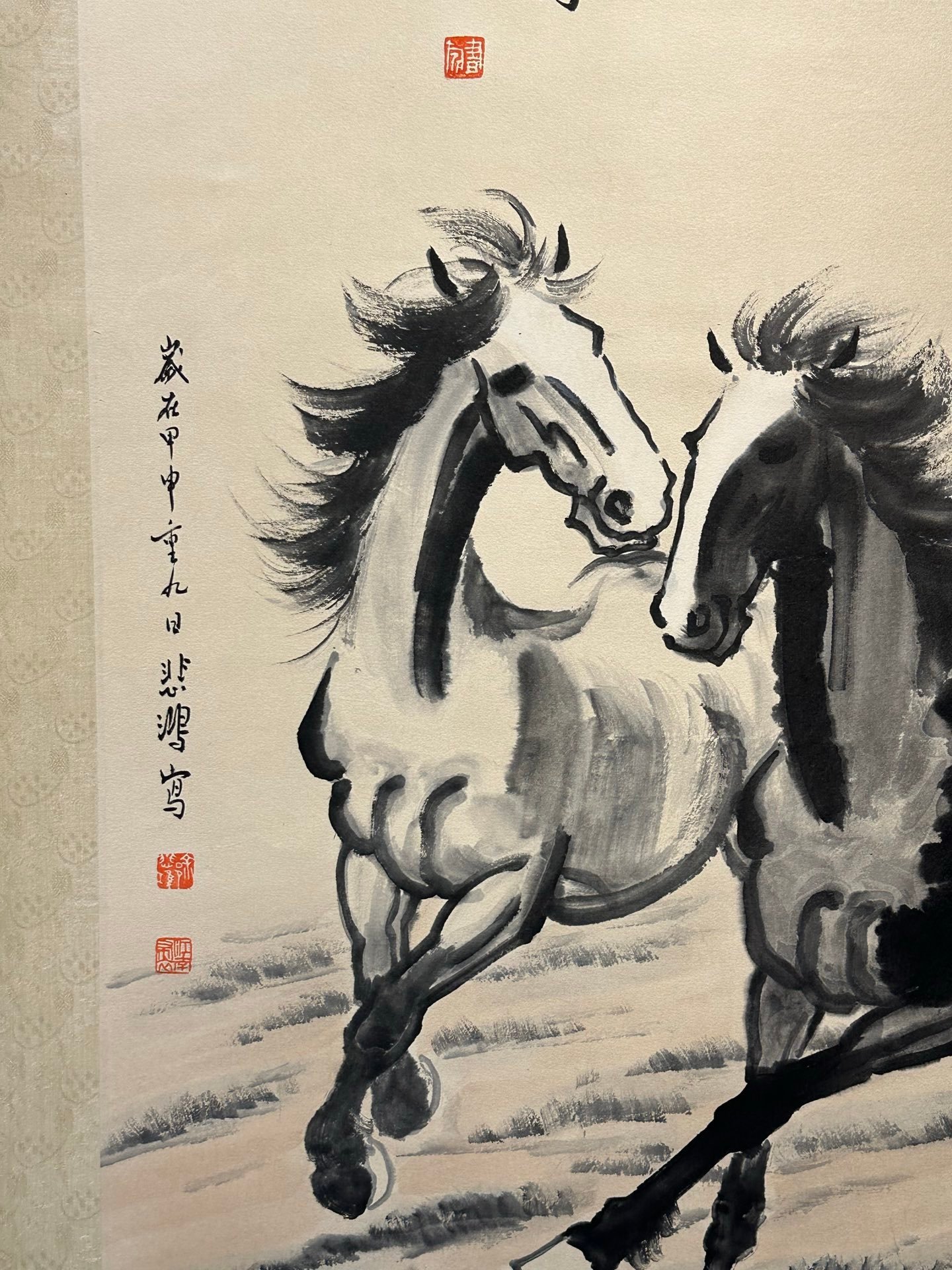 Chinese scroll painting Xu Beihong