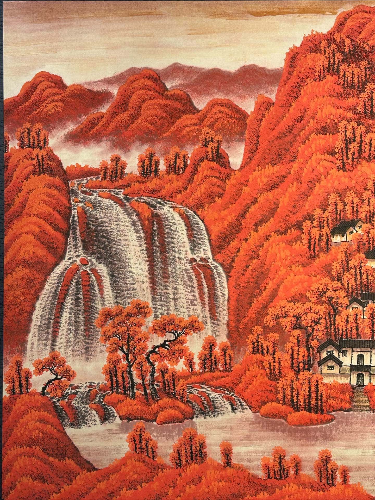 Chinese scroll painting Li Keran