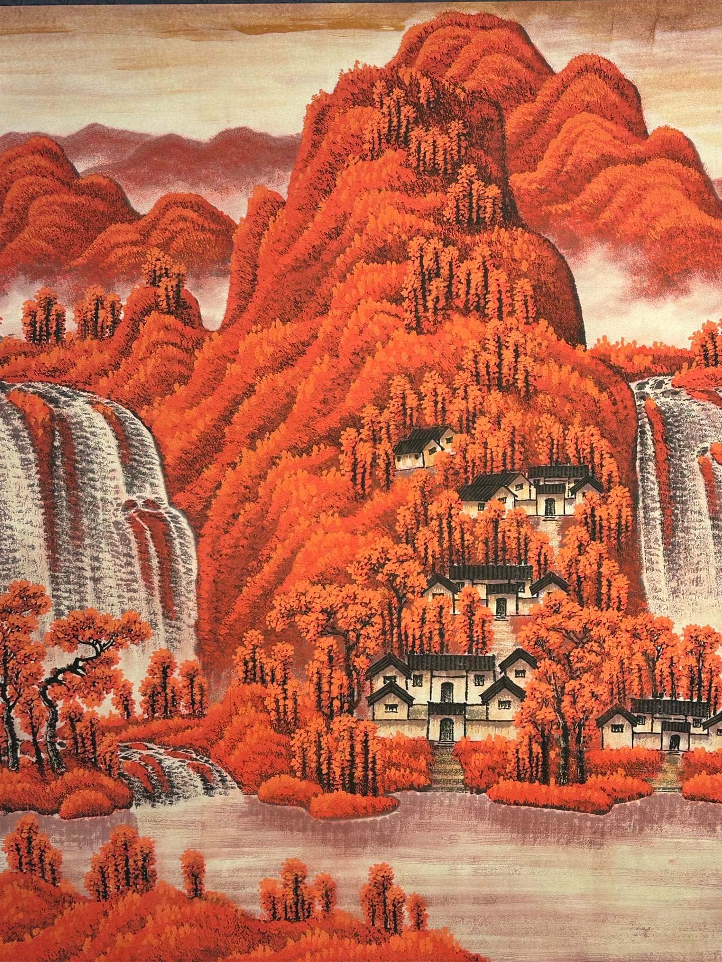 Chinese scroll painting Li Keran