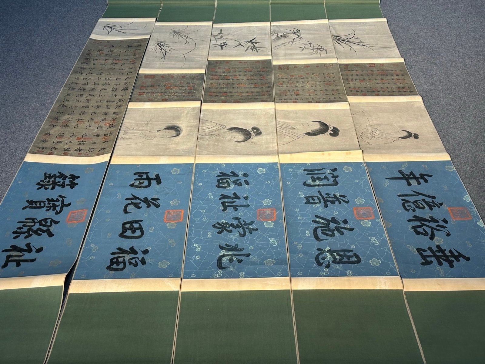 Chinese scroll painting Lady Wei