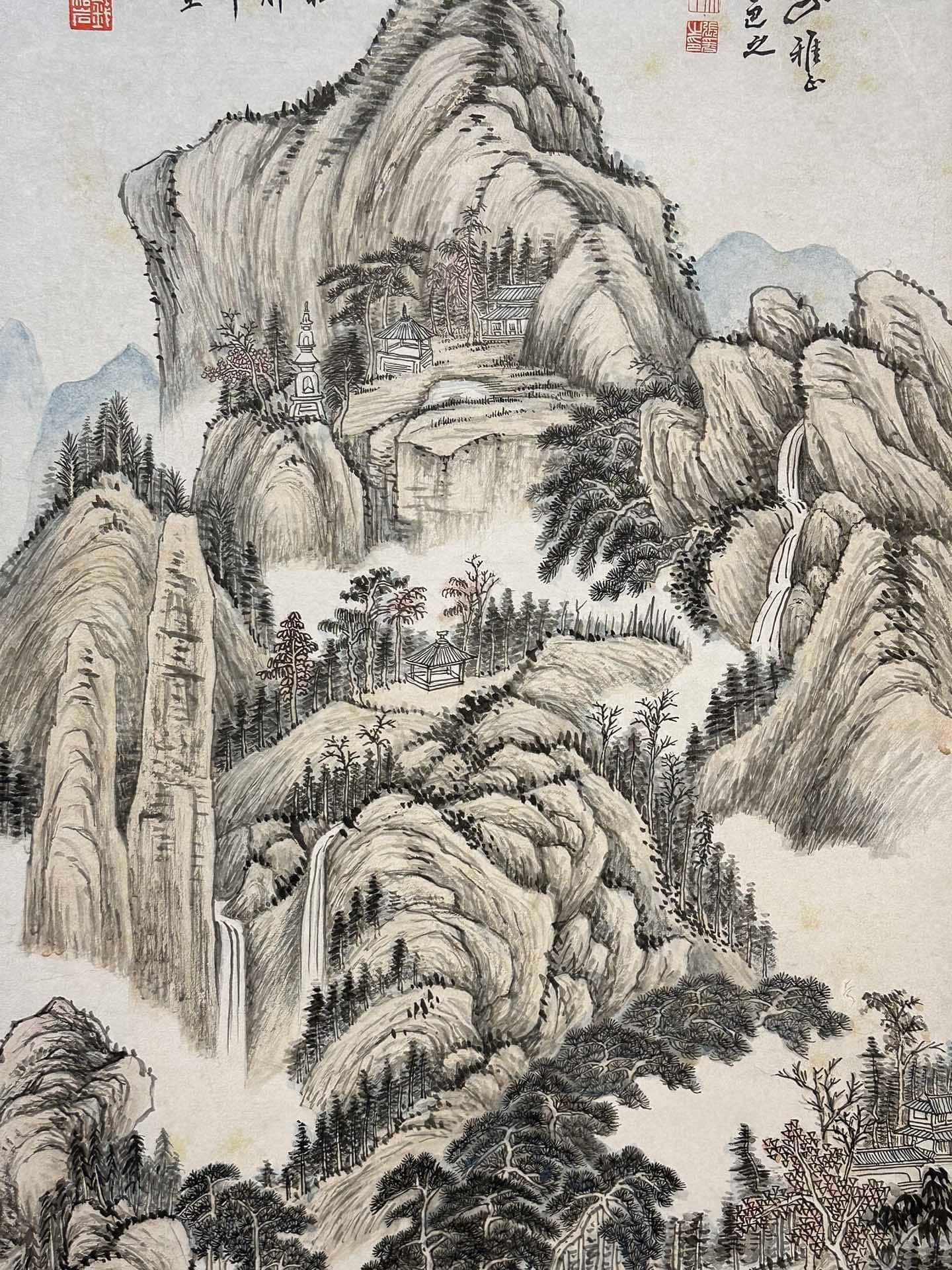 Chinese scroll painting Zhang Daqian