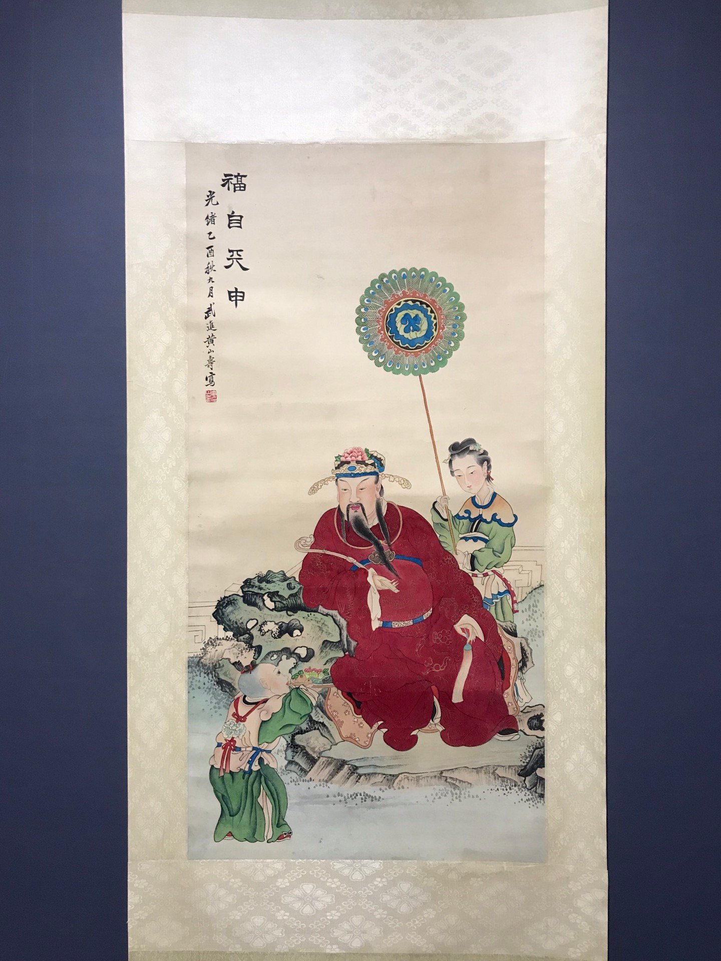 Chinese scroll painting Huang Shanshou