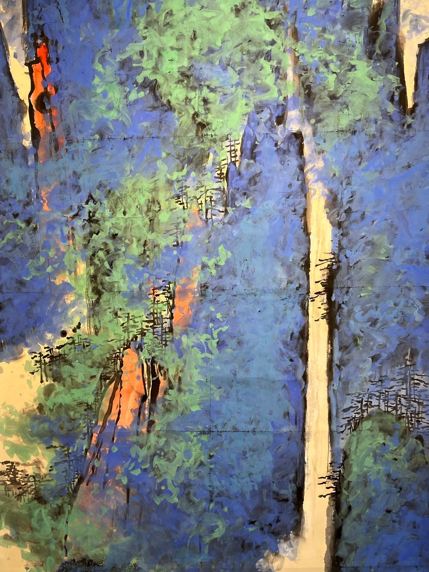 Chinese scroll painting Liu Haisu