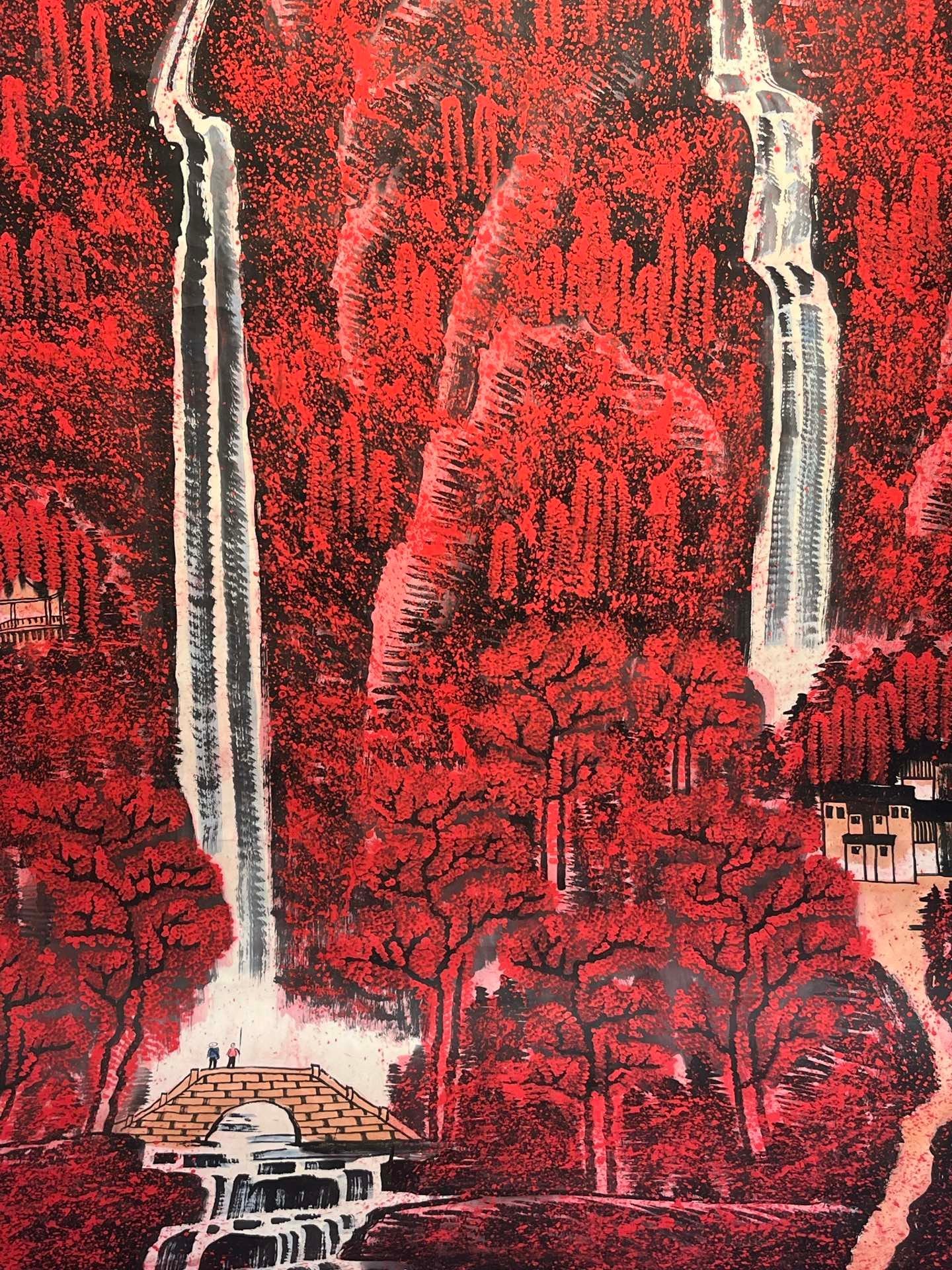 Chinese scroll painting Liu Haisu