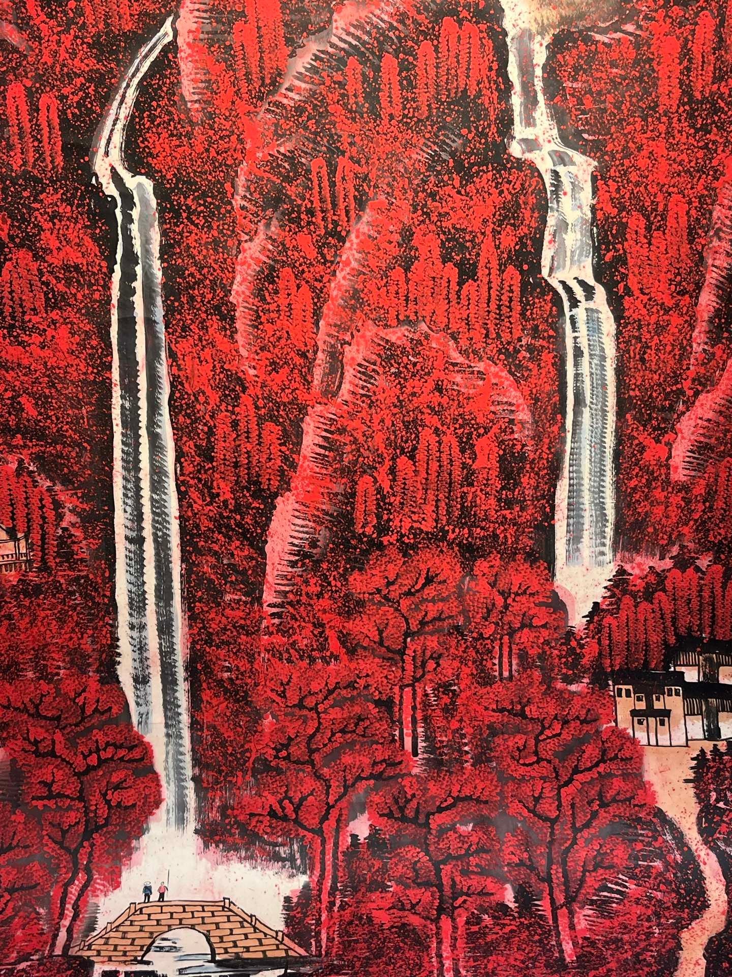 Chinese scroll painting Liu Haisu