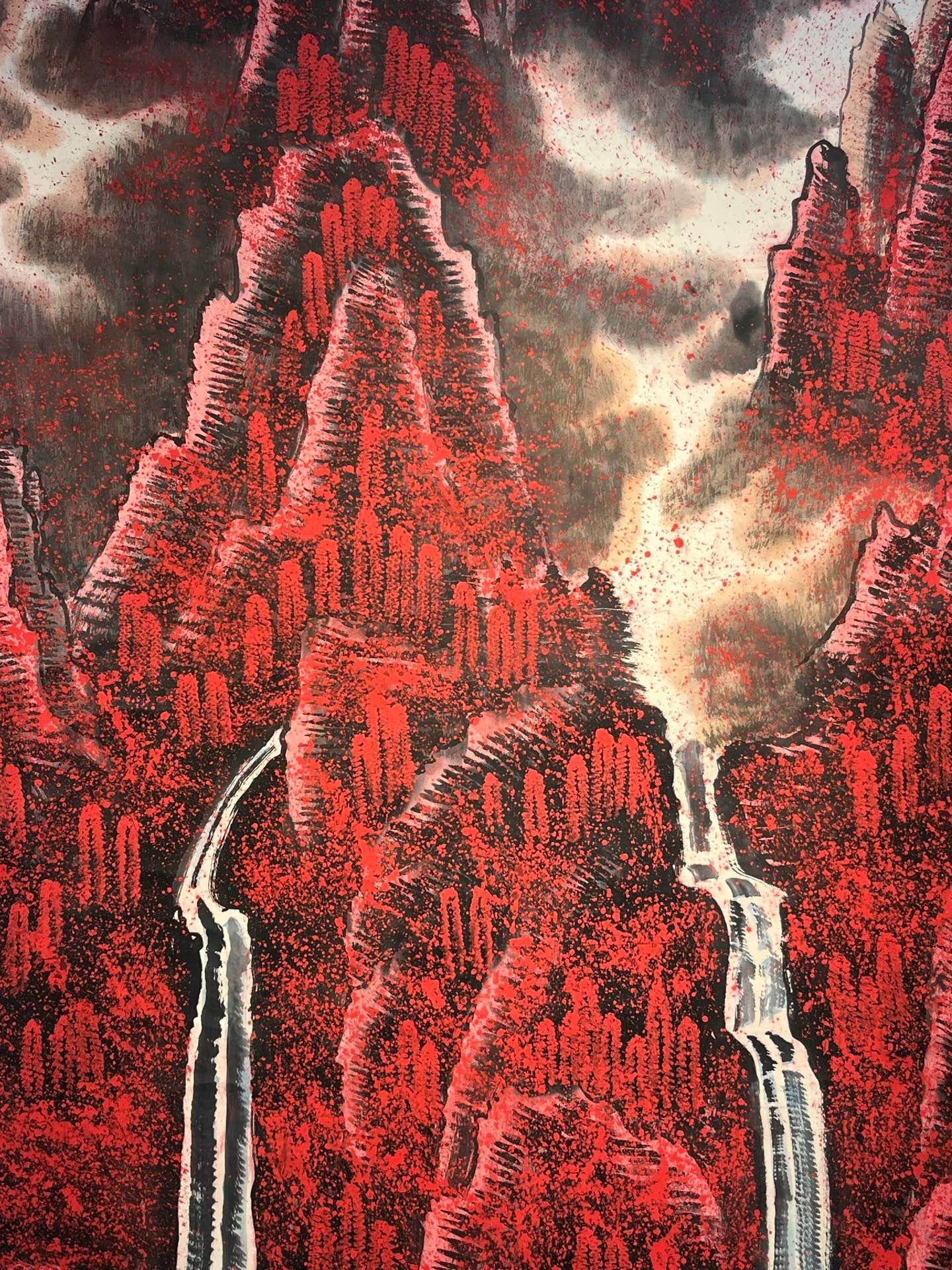 Chinese scroll painting Liu Haisu