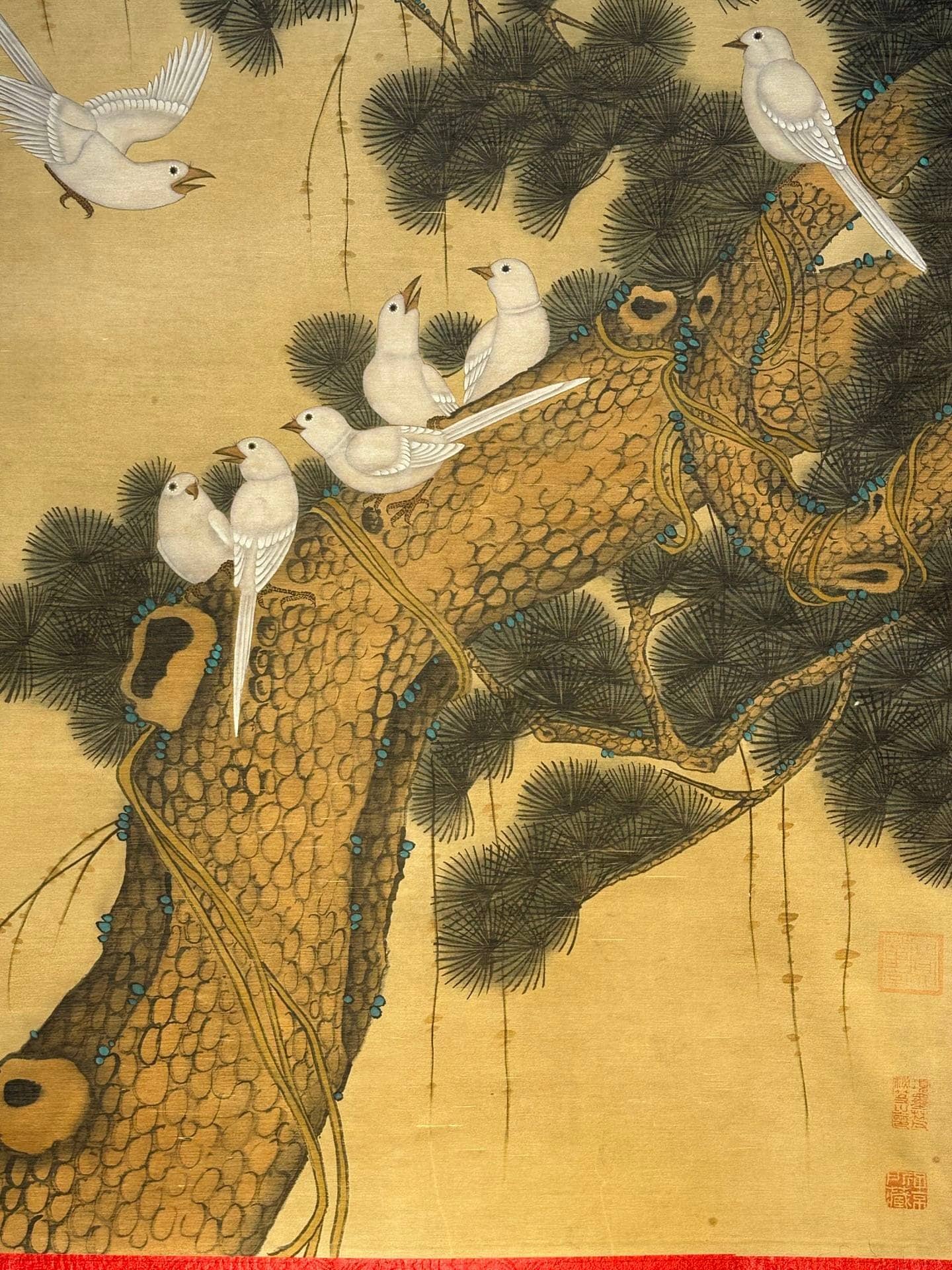 Chinese scroll painting Song Huizong