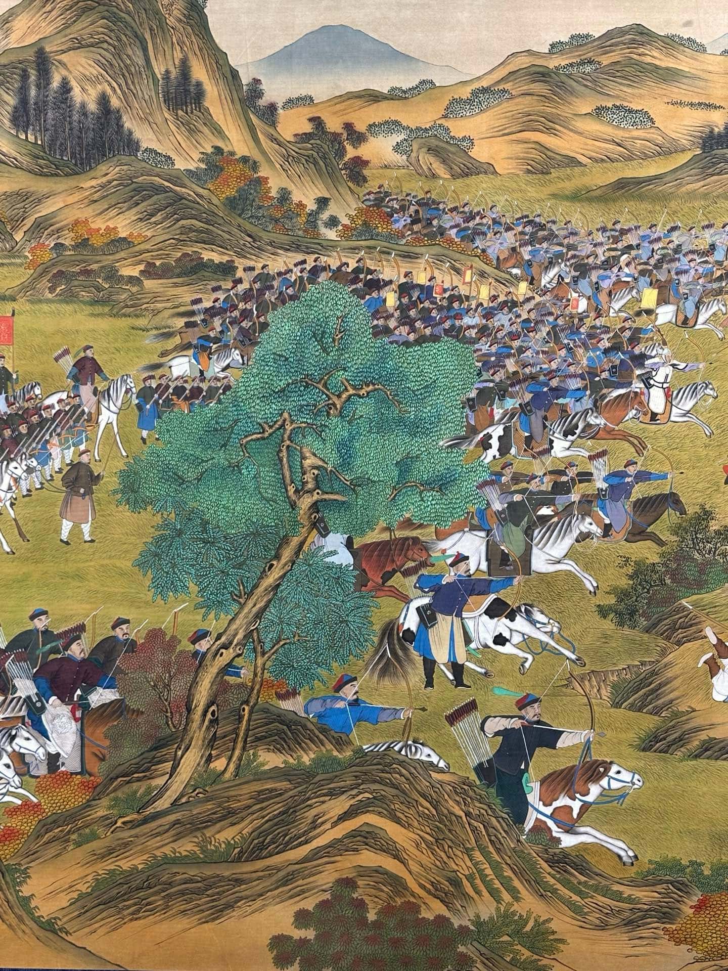 Chinese scroll painting Giuseppe