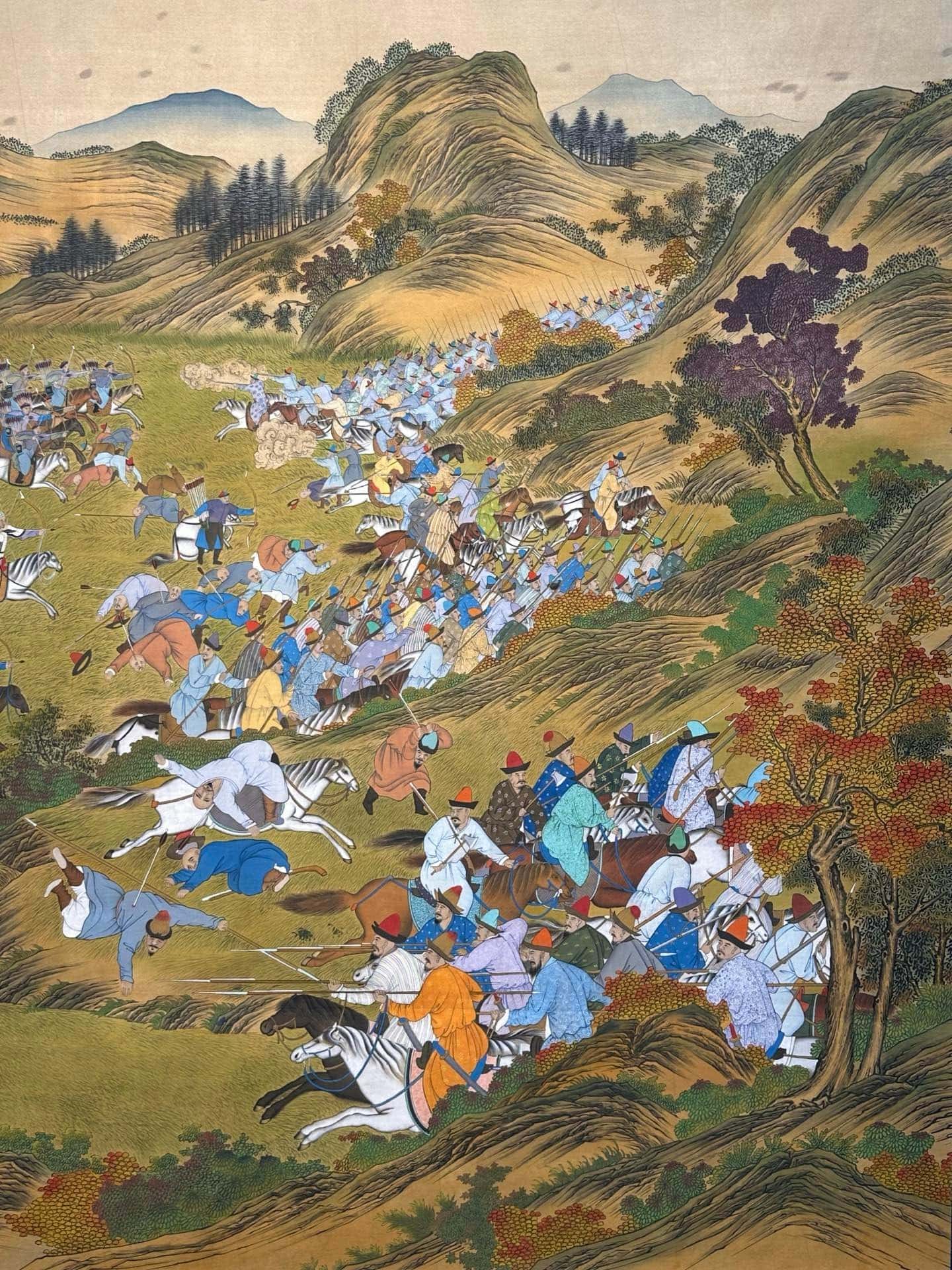 Chinese scroll painting Giuseppe