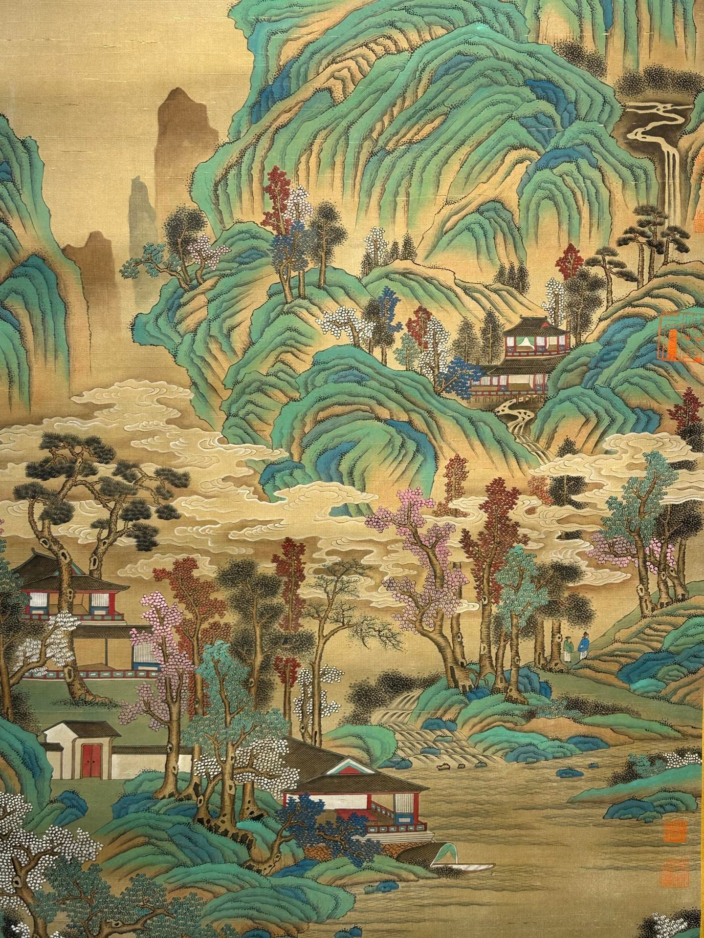 Chinese scroll painting Zhang Xuan