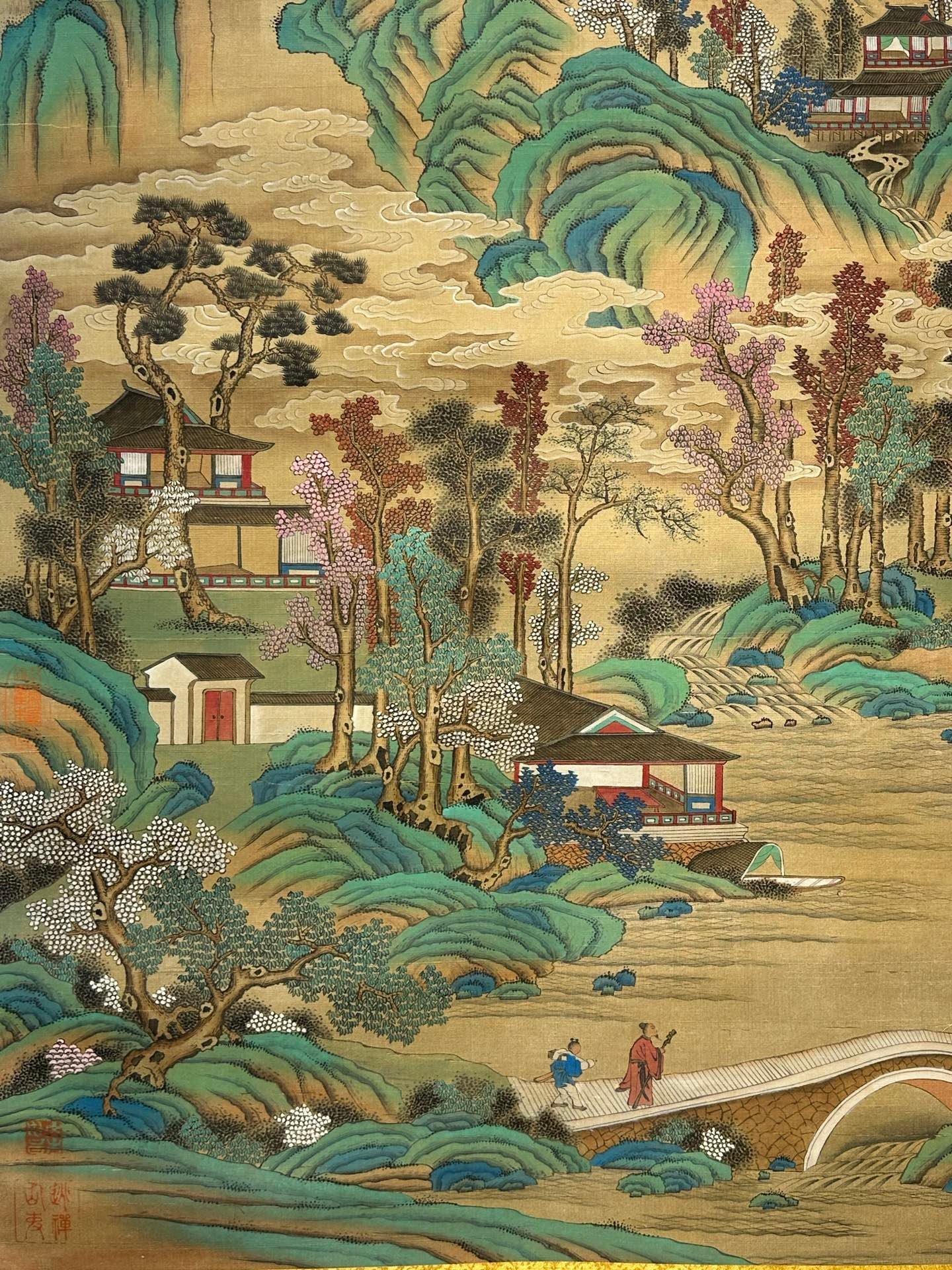Chinese scroll painting Zhang Xuan