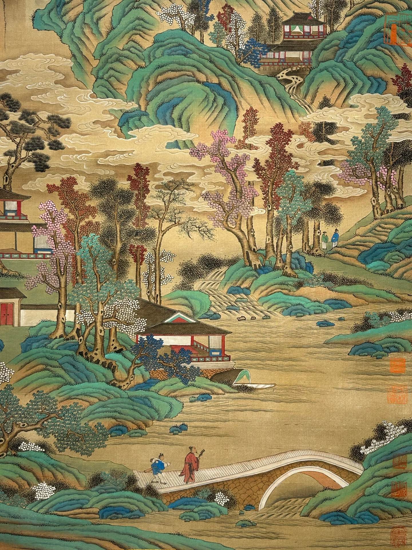 Chinese scroll painting Zhang Xuan